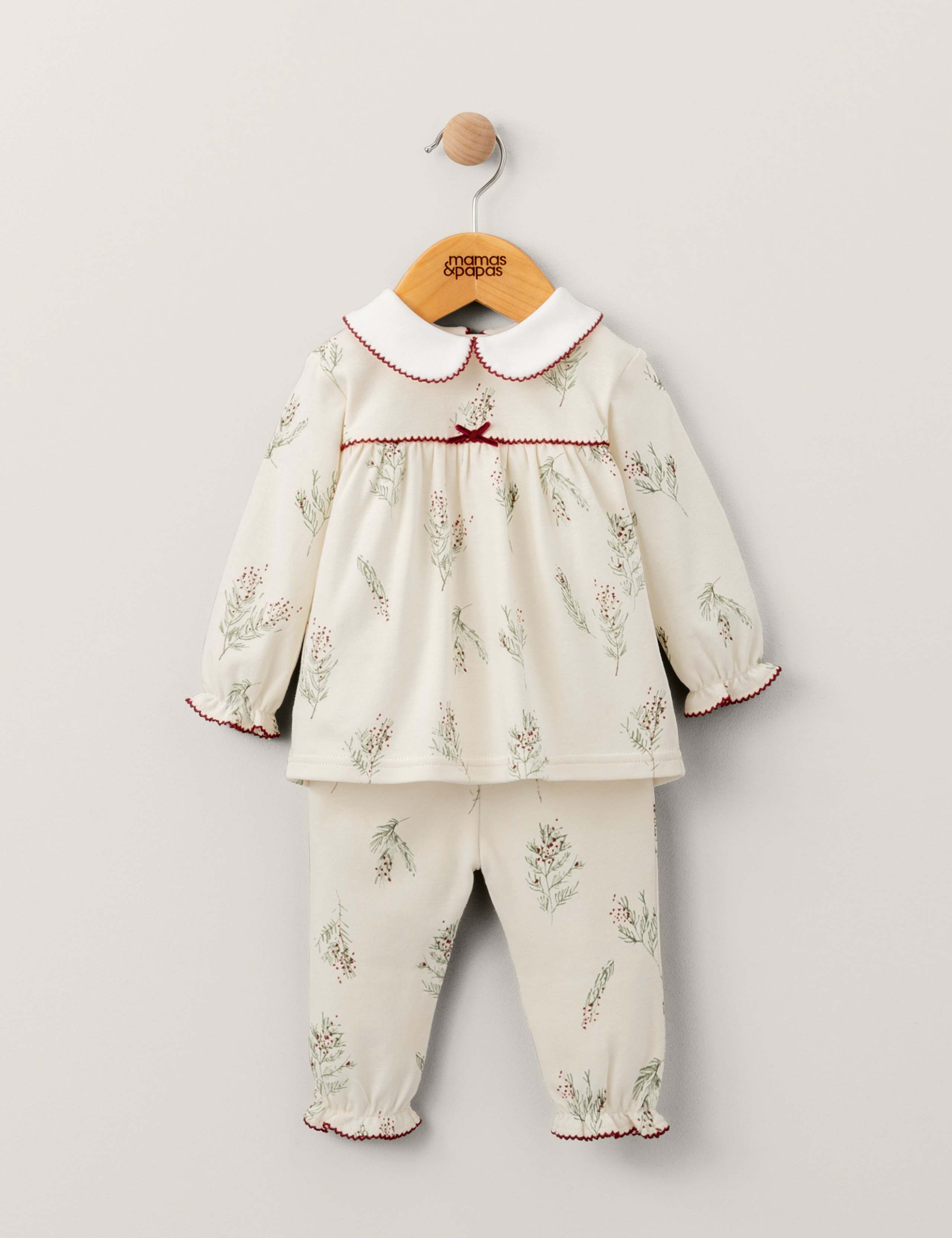 Spruce Print Christmas Pyjamas (3 Mths-3 Yrs) 8 of 8