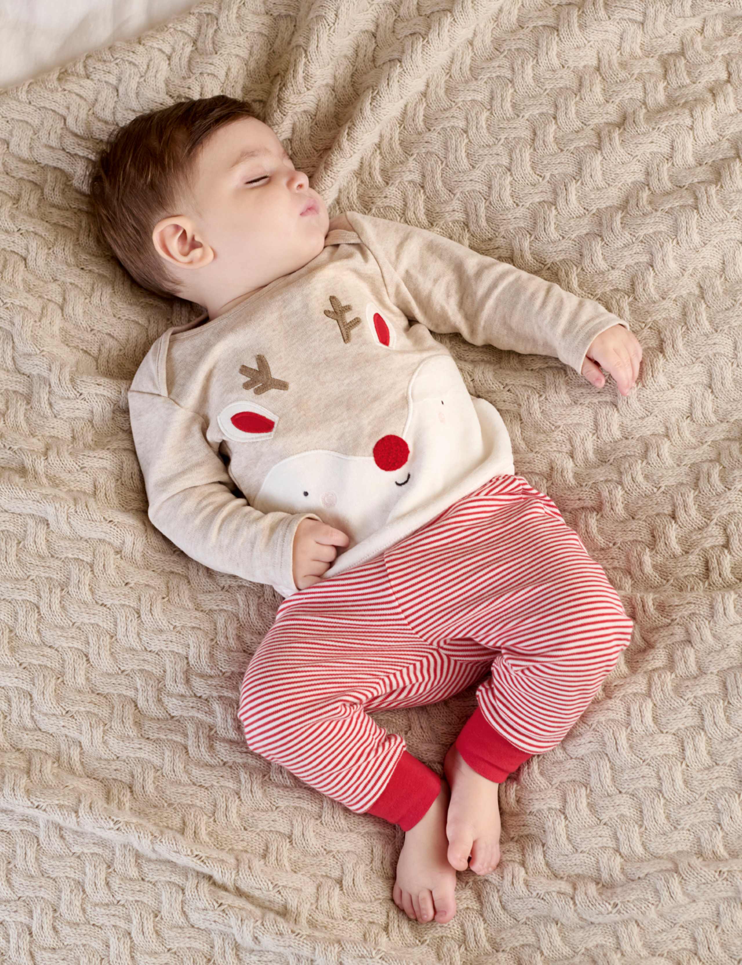 Reindeer Christmas Pyjamas (3 Mths-3 Yrs) 1 of 6