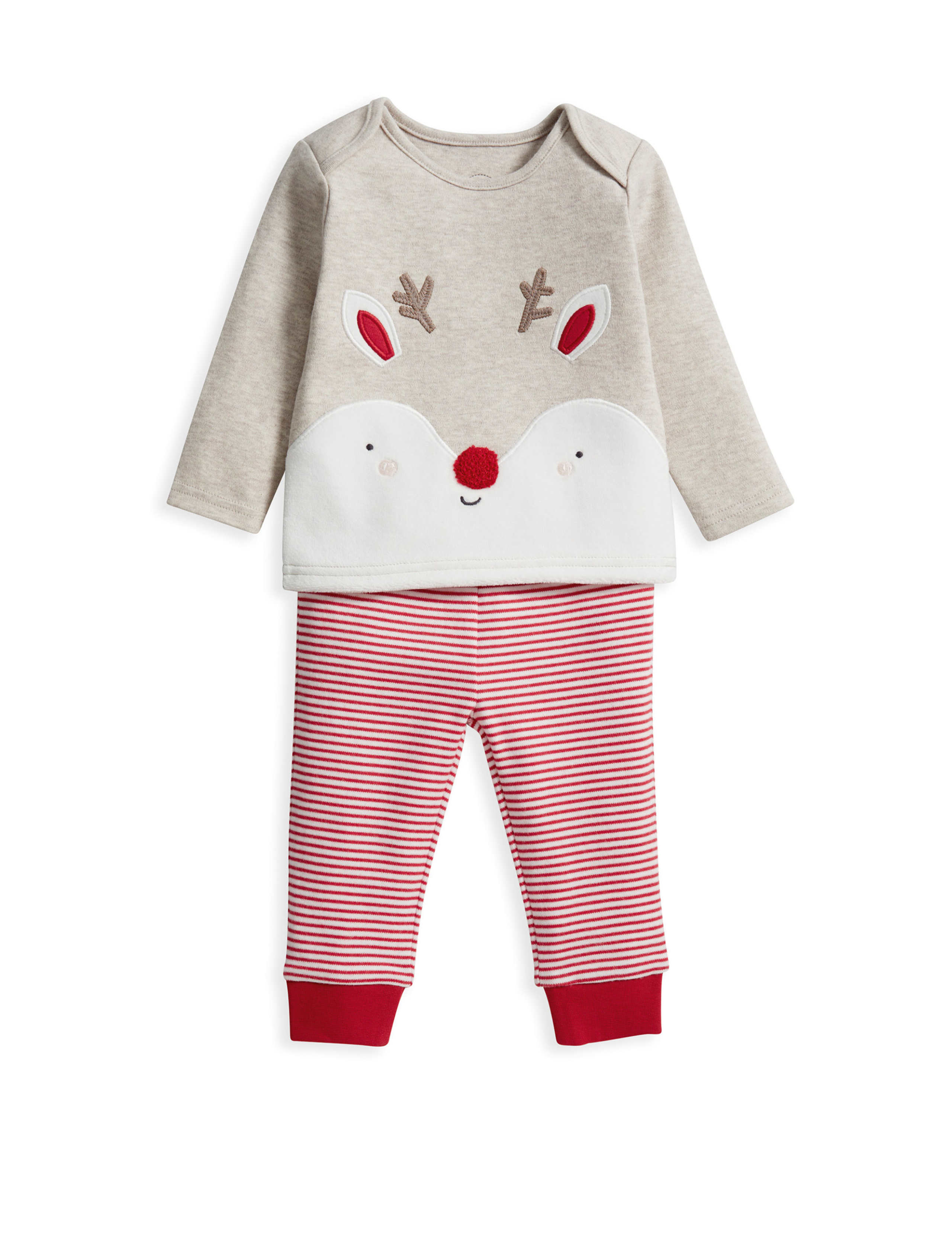 Reindeer Christmas Pyjamas (3 Mths-3 Yrs) 2 of 6