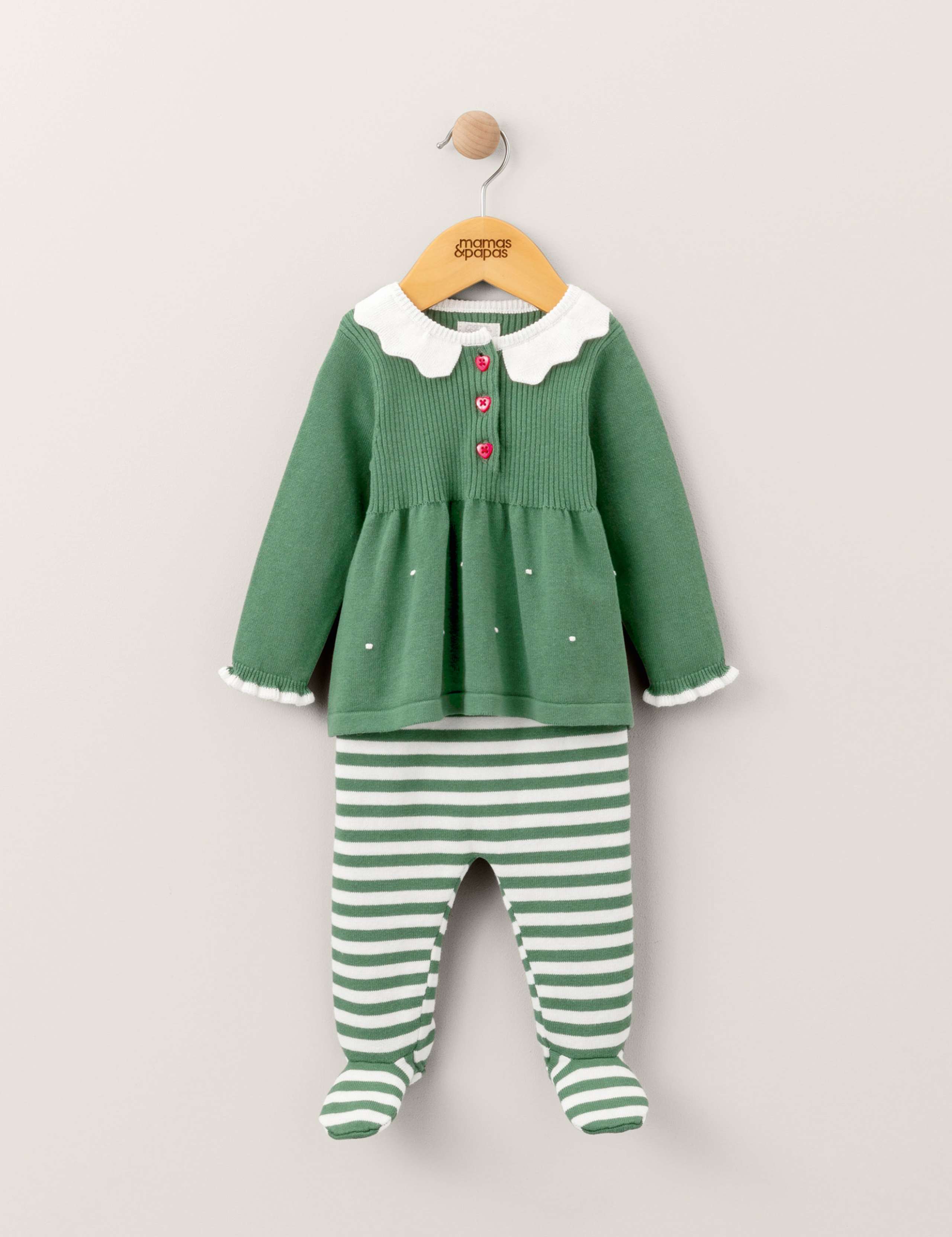 Elf Christmas Knit Top & Leggings (0-1 Yrs) 6 of 6