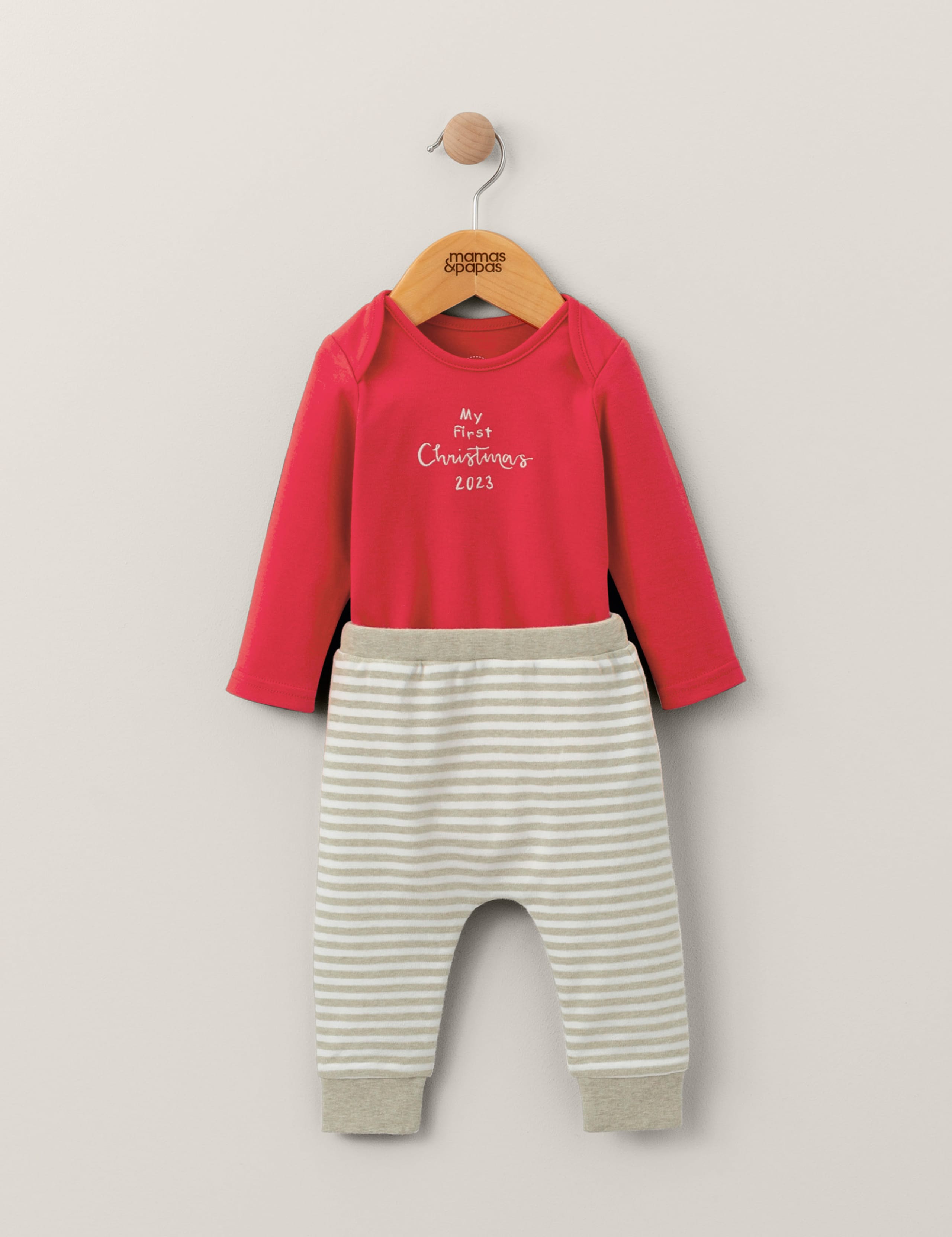 Reindeer Christmas Bodysuit & Legging Set (0-1 Yrs) 5 of 5
