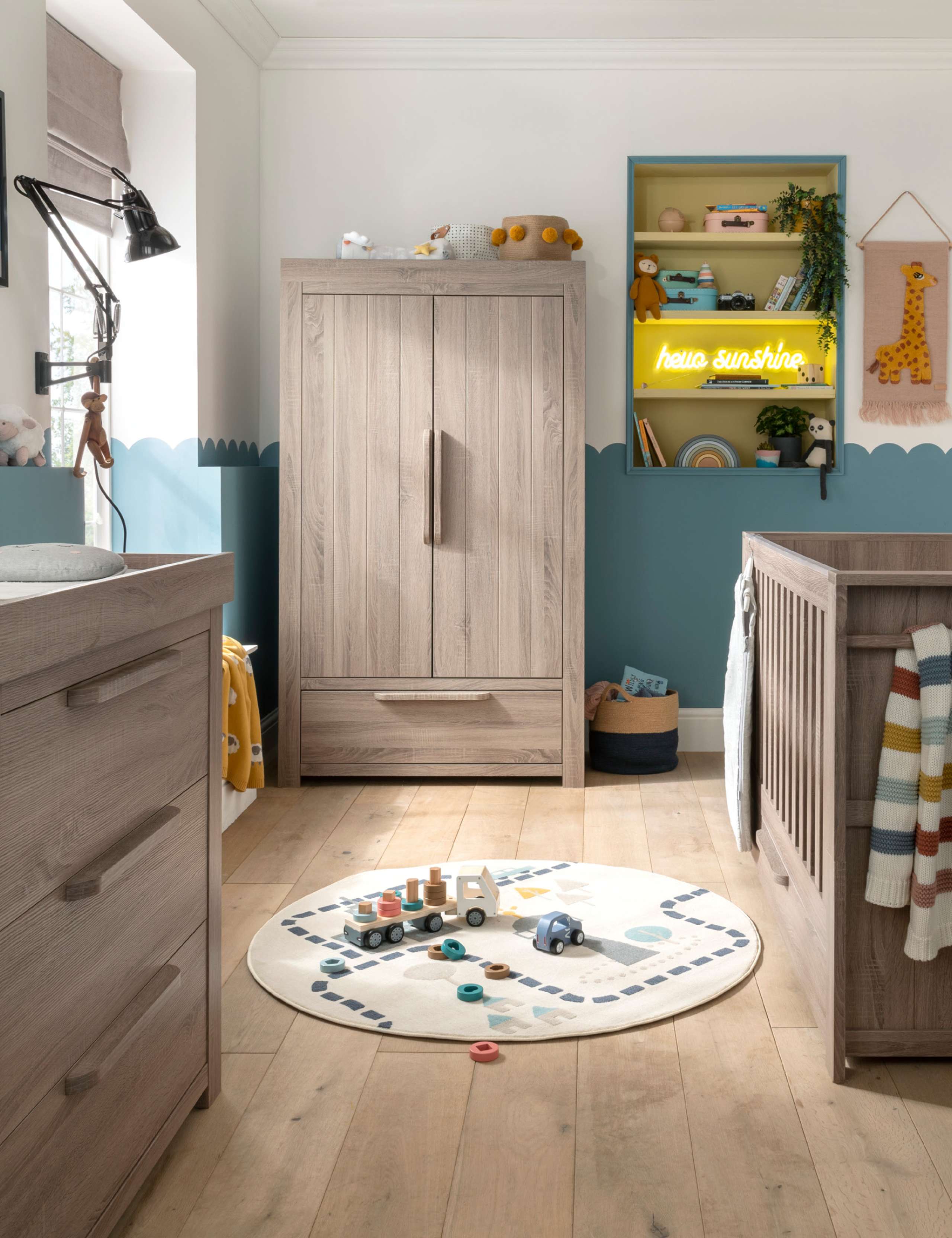 Franklin 3 Piece Cotbed Range with Dresser and Wardrobe 2 of 5