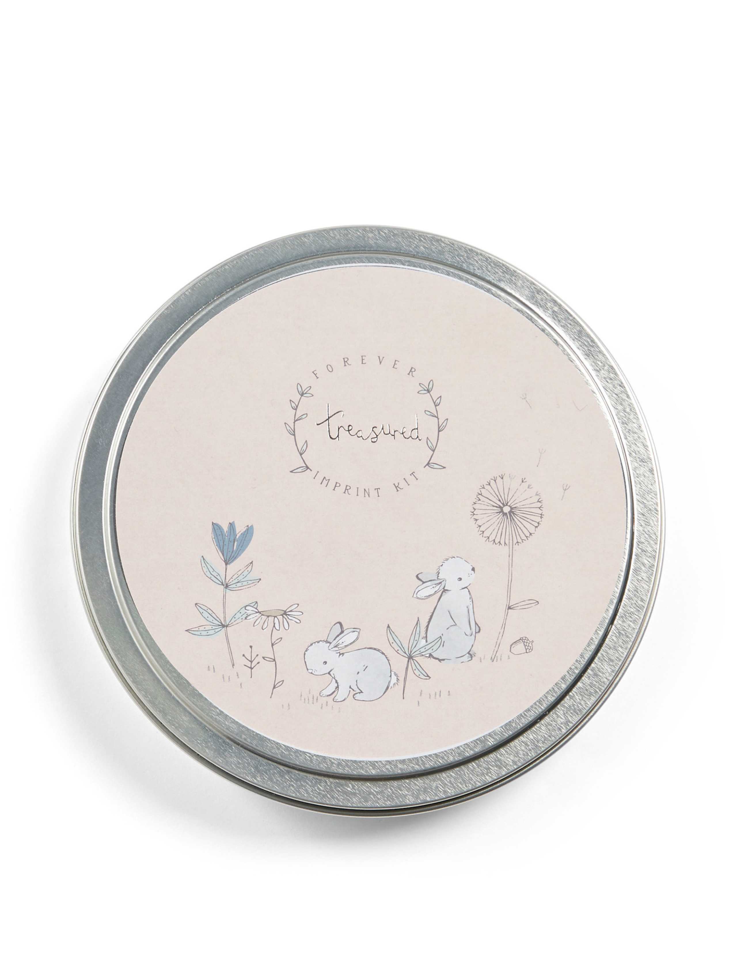Baby Hand and Foot Imprint Keepsake Tin 1 of 3