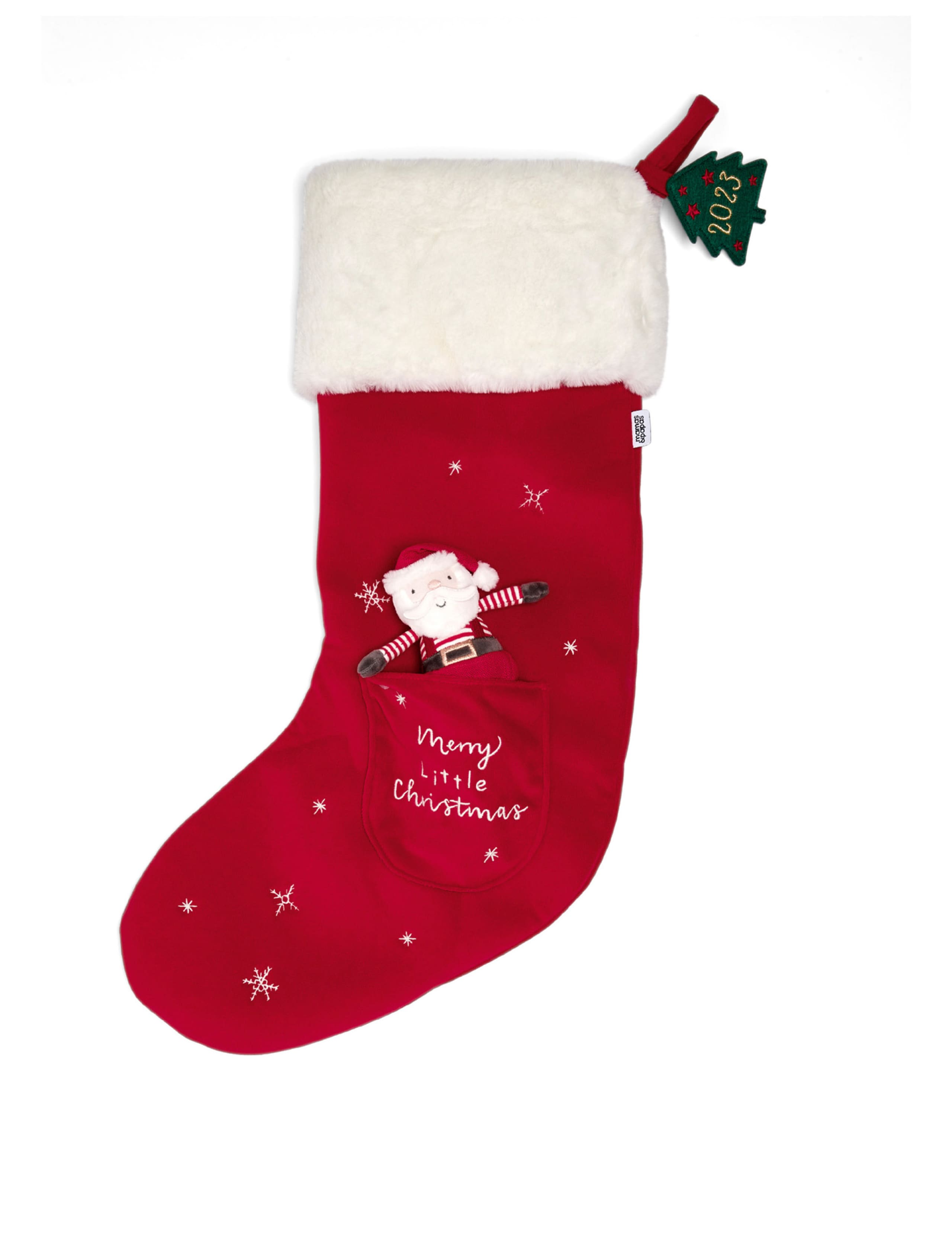 Large Christmas Stocking - Santa | Mamas & Papas | M&S