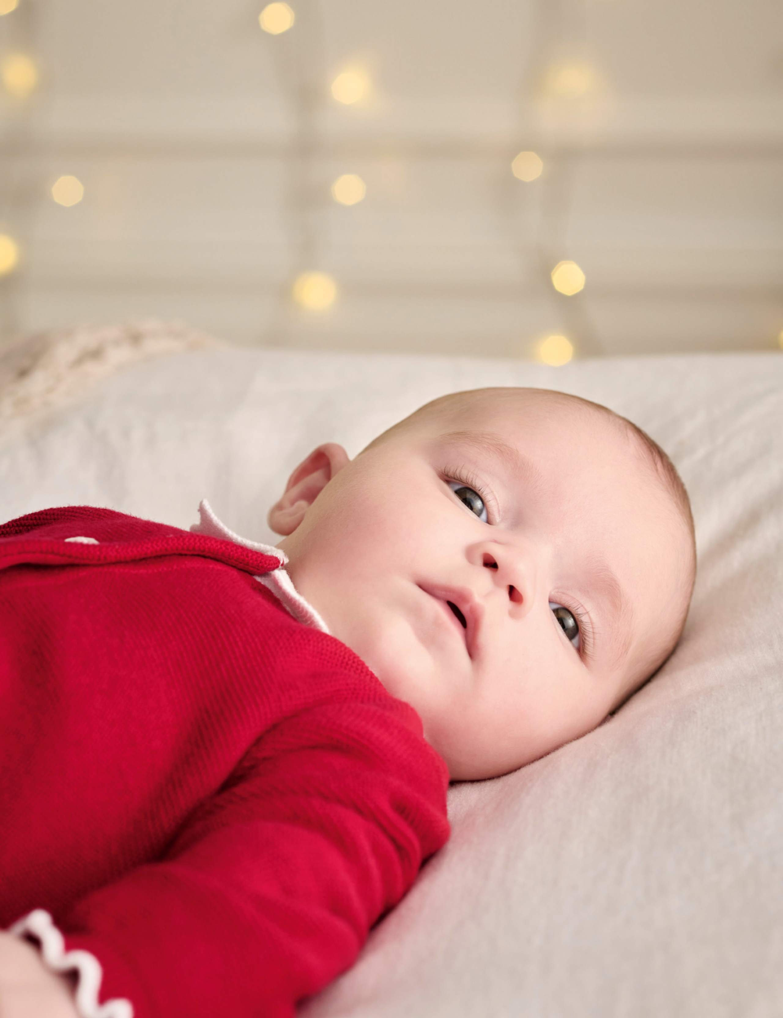 Mrs Santa Christmas Knitted Romper (0-18 Mths) 4 of 6