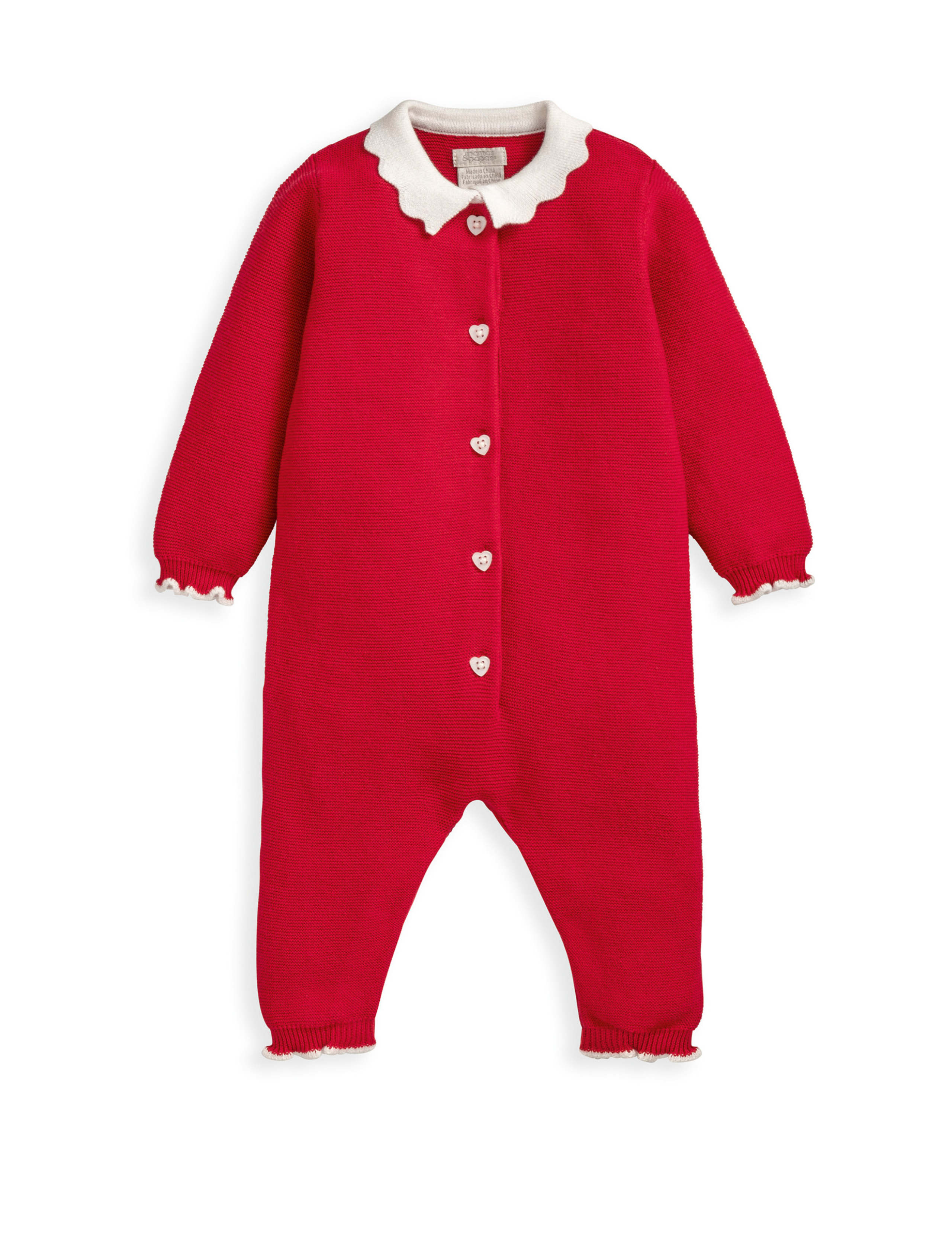 Mrs Santa Christmas Knitted Romper (0-18 Mths) 2 of 6