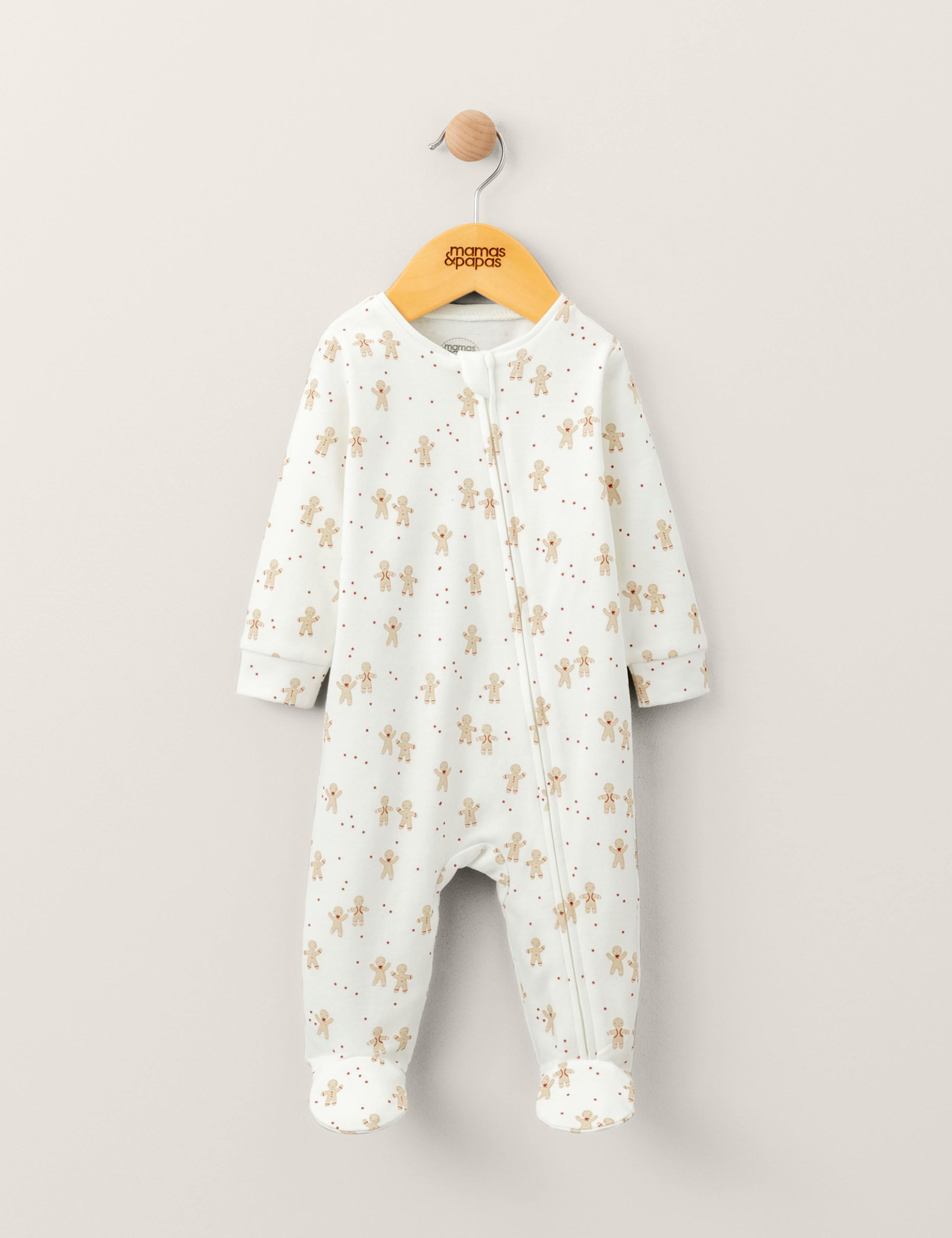 Gingerbread Christmas Zip All in One (7lbs- 12 Mths) 2 of 2