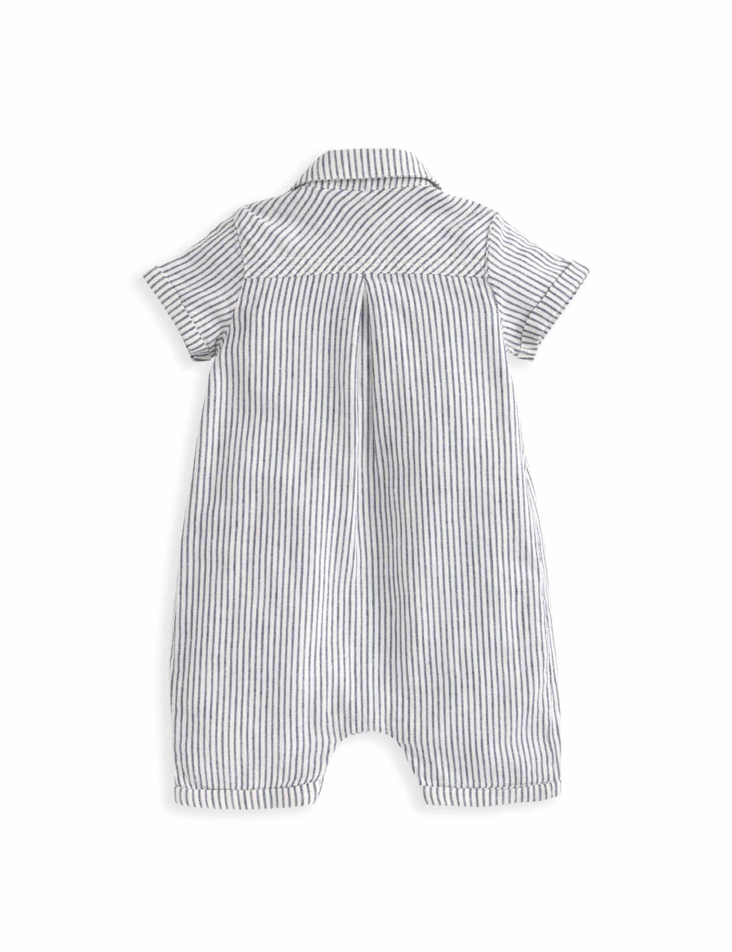Cotton Blend Striped Romper (0-18 Mths) 3 of 3