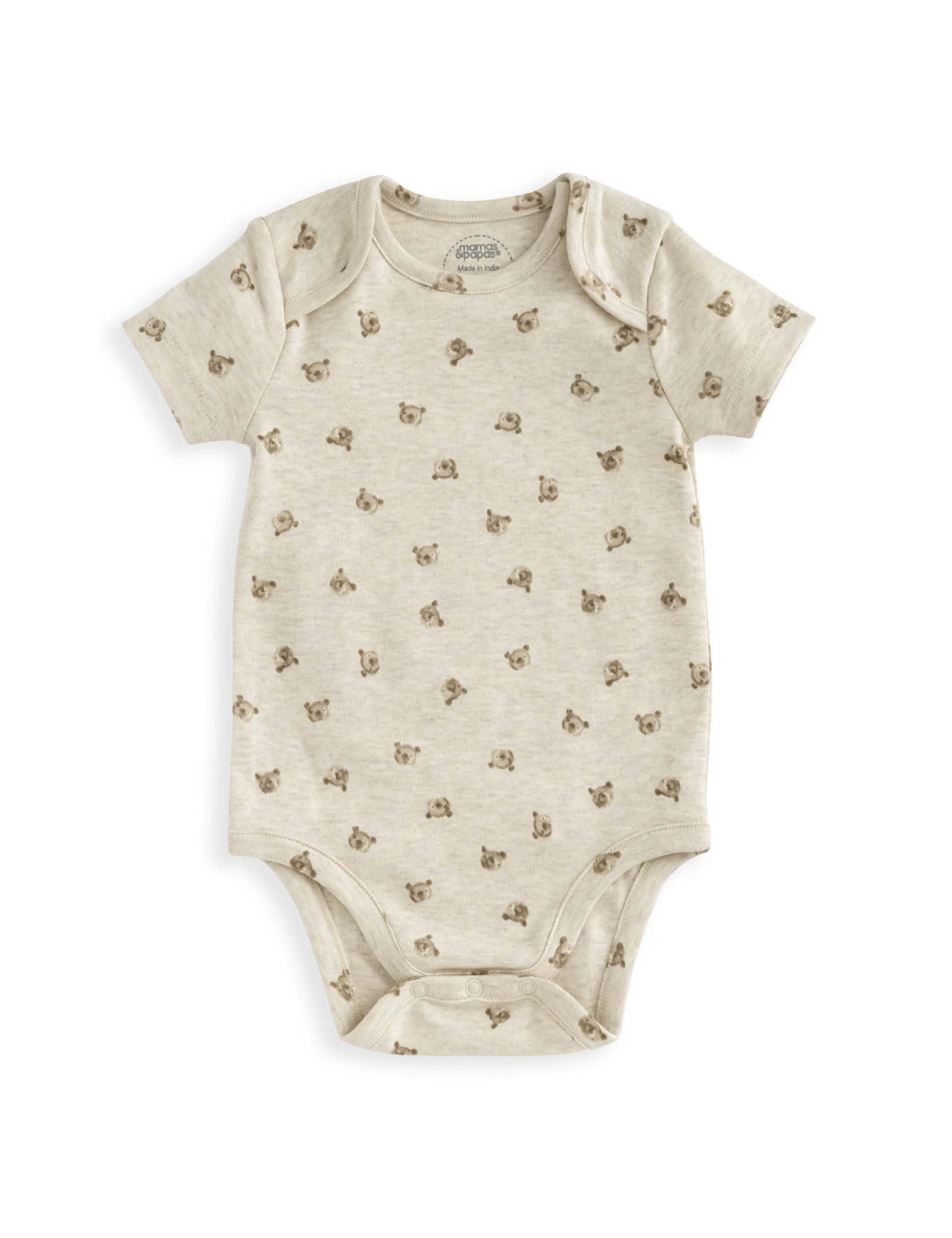 3pc Pure Cotton Patterned Outfit (0-12 Mths) 3 of 5