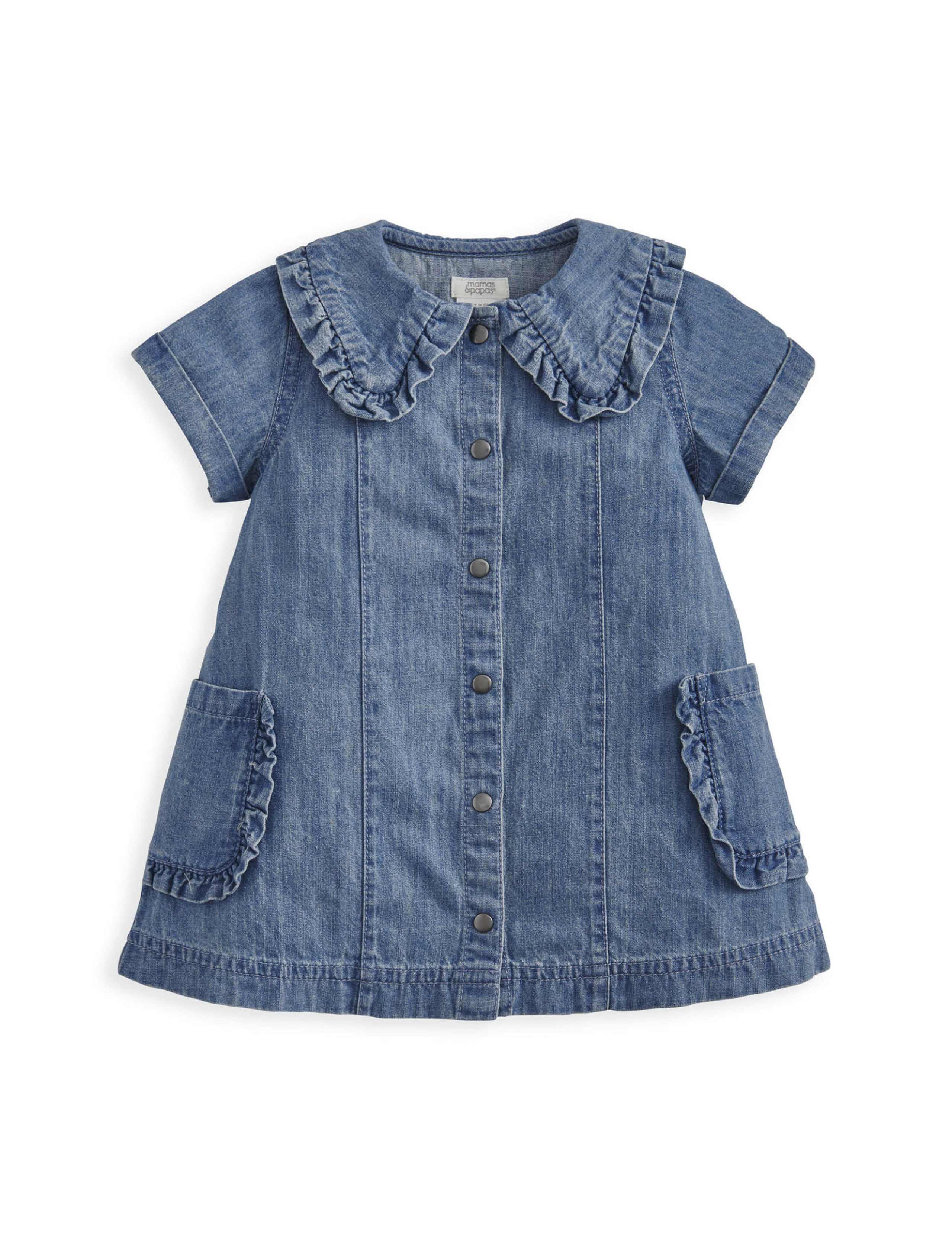 Denim Dress (0-3 Yrs) 2 of 2