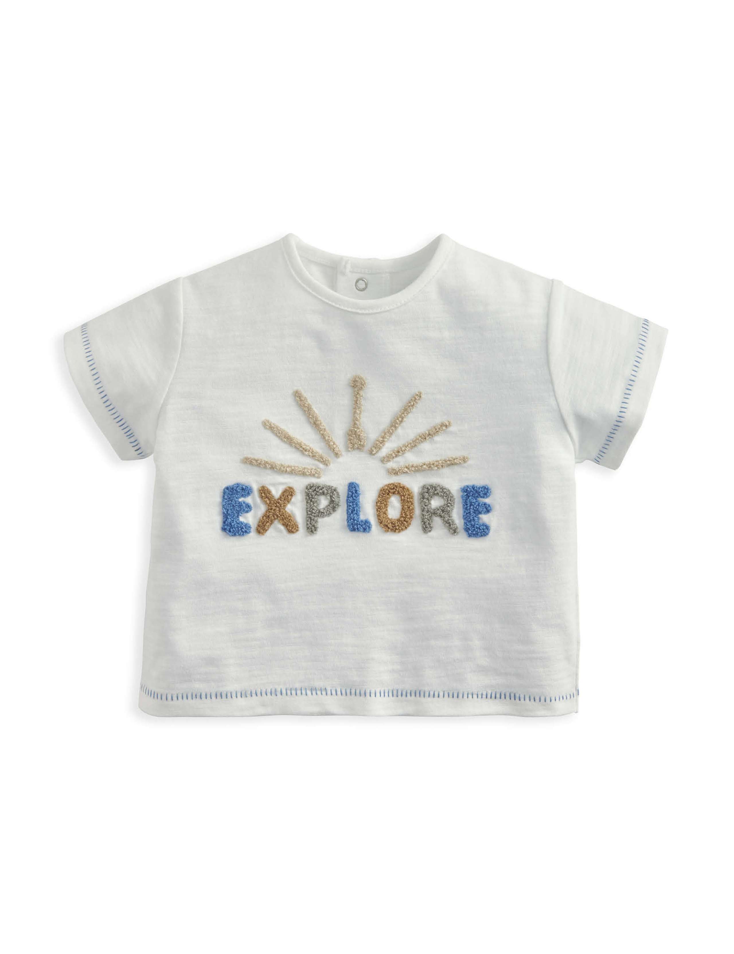 Pure Cotton Explore T-Shirt (0-3 Yrs) 2 of 2