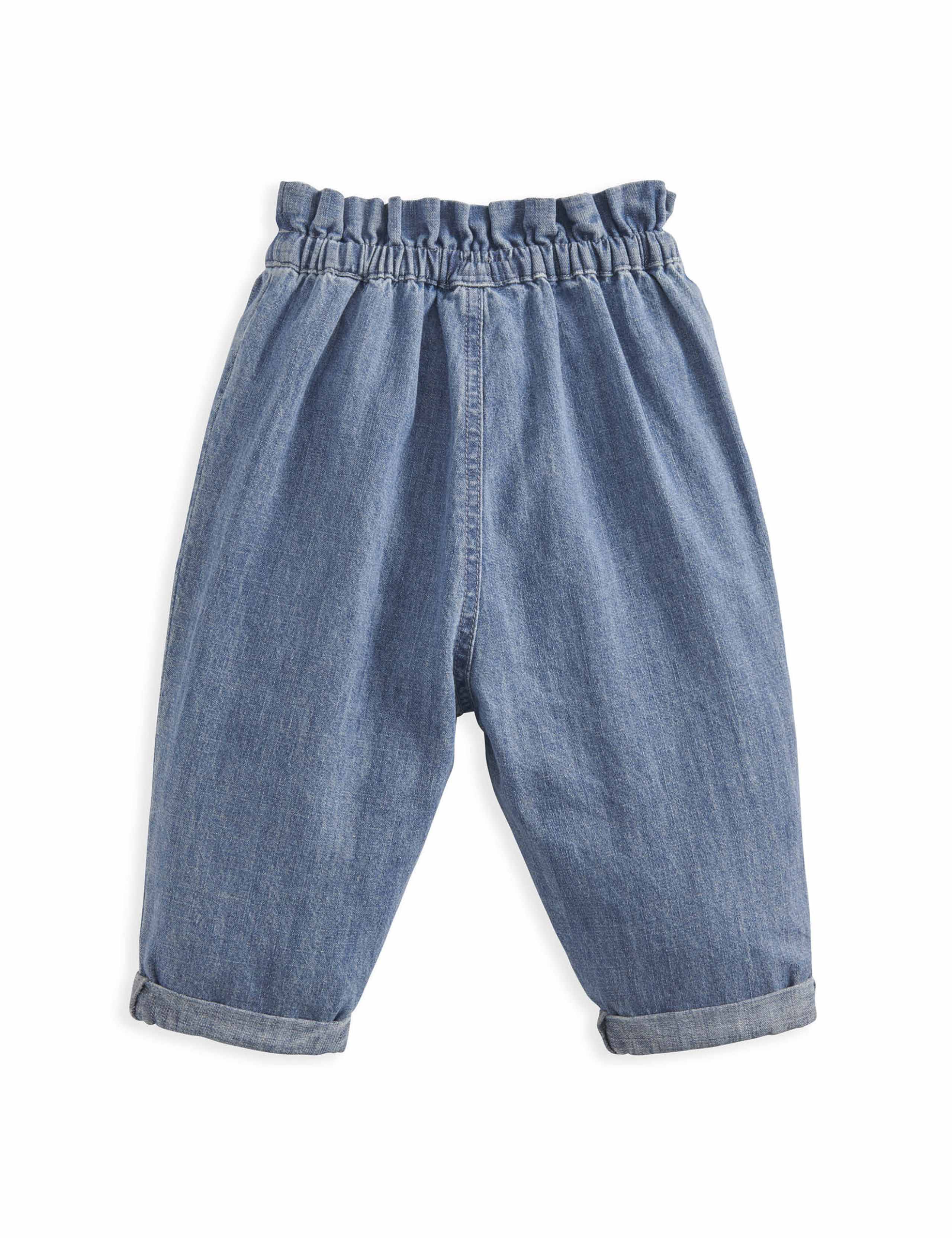 Denim Lavender Embroidered Jeans (0 Mths-3 Yrs) 3 of 3