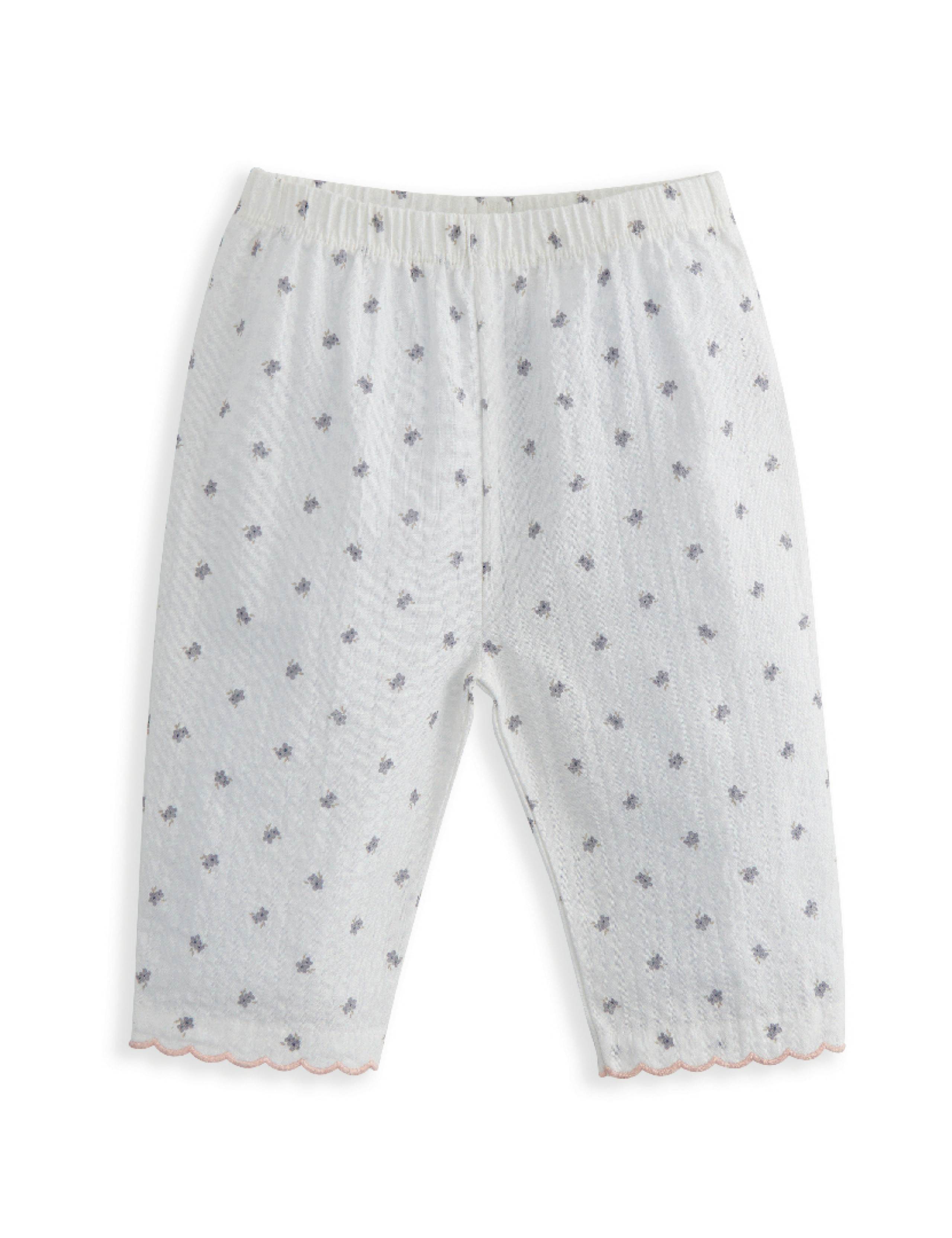 Pure Cotton Floral Pyjamas (3-36 Mths) 4 of 4