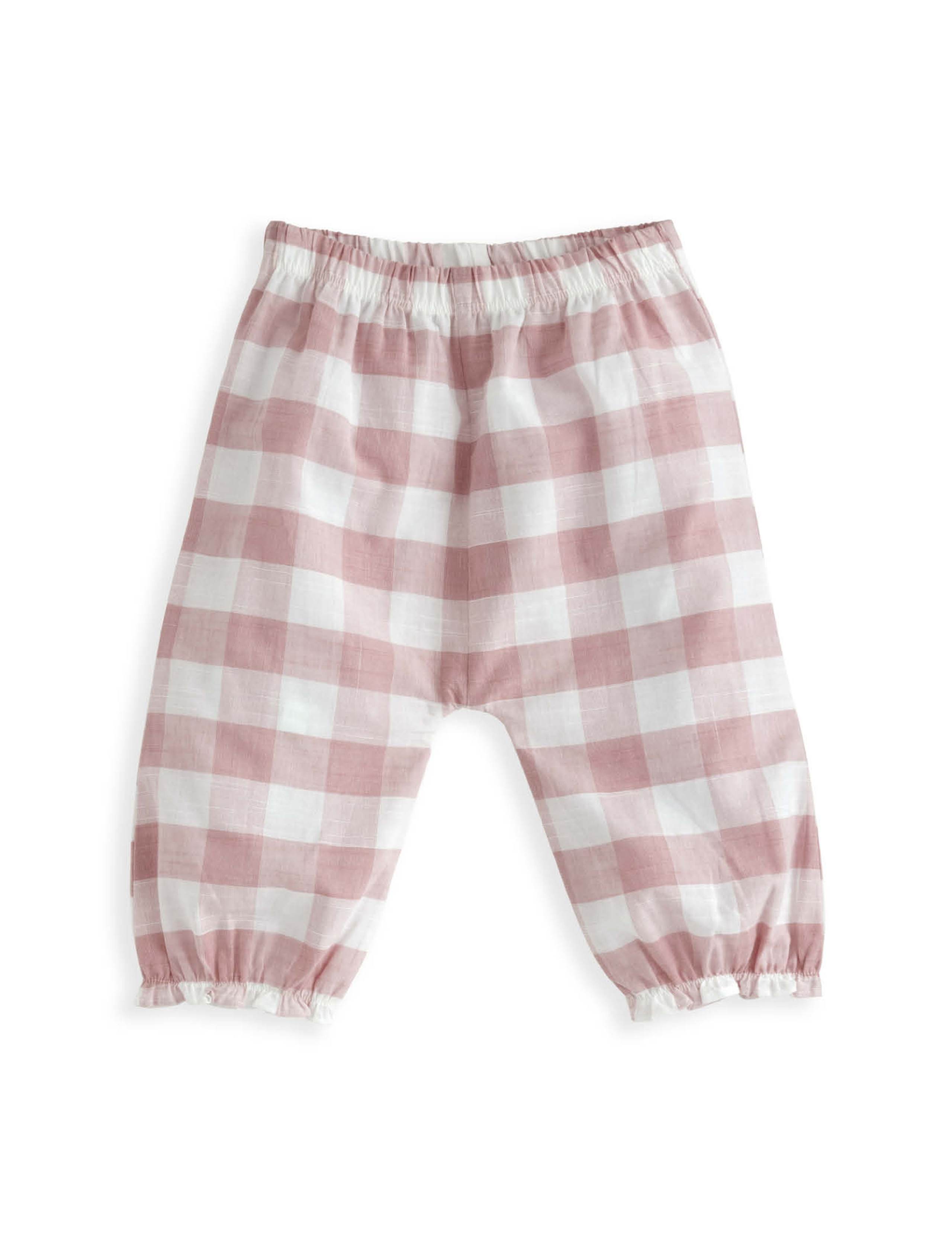 Pure Cotton Checked Pyjamas (3-36 Mths) 4 of 4