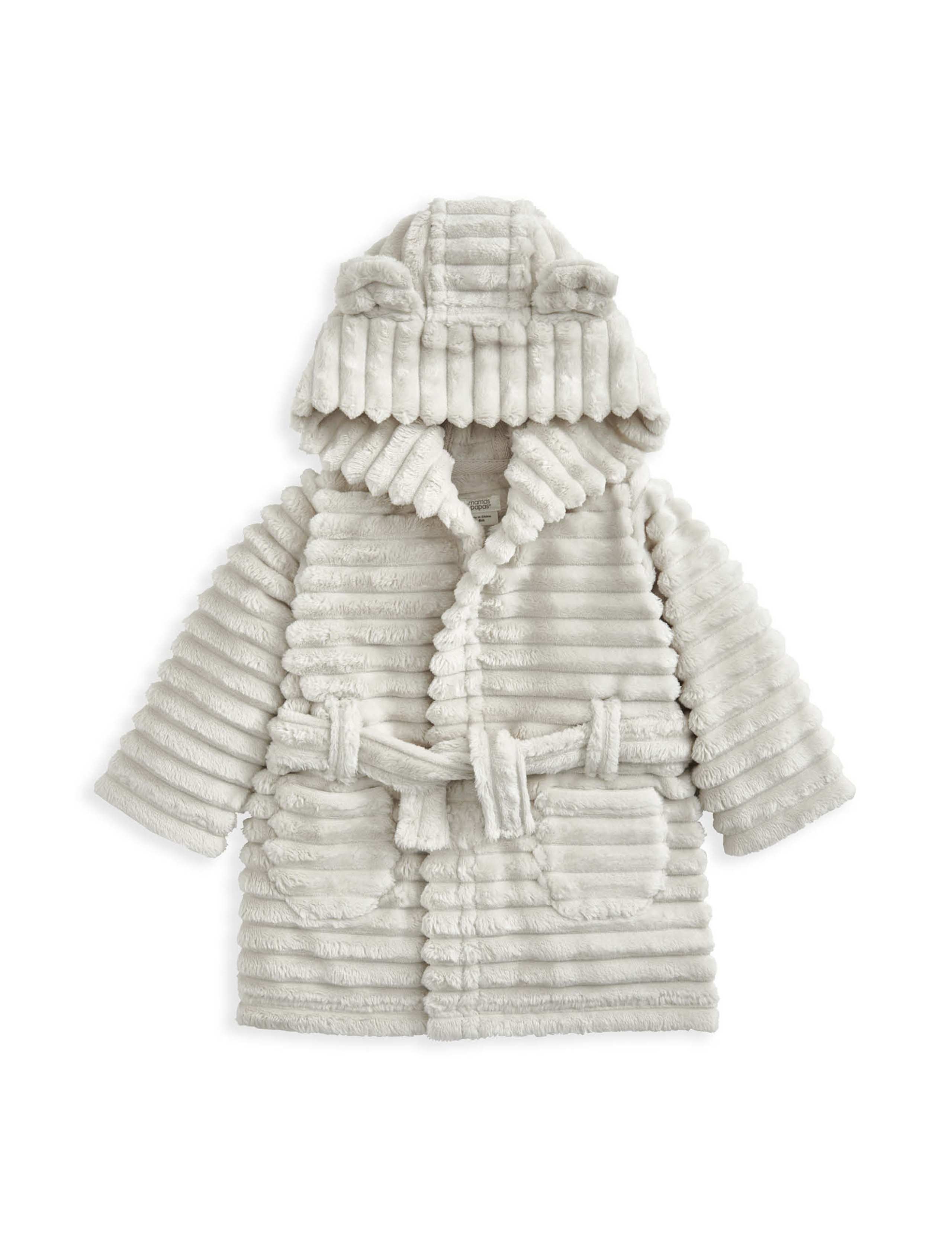 Faux Fur Bear Hooded Dressing Gown (3-36 Mths) 2 of 3