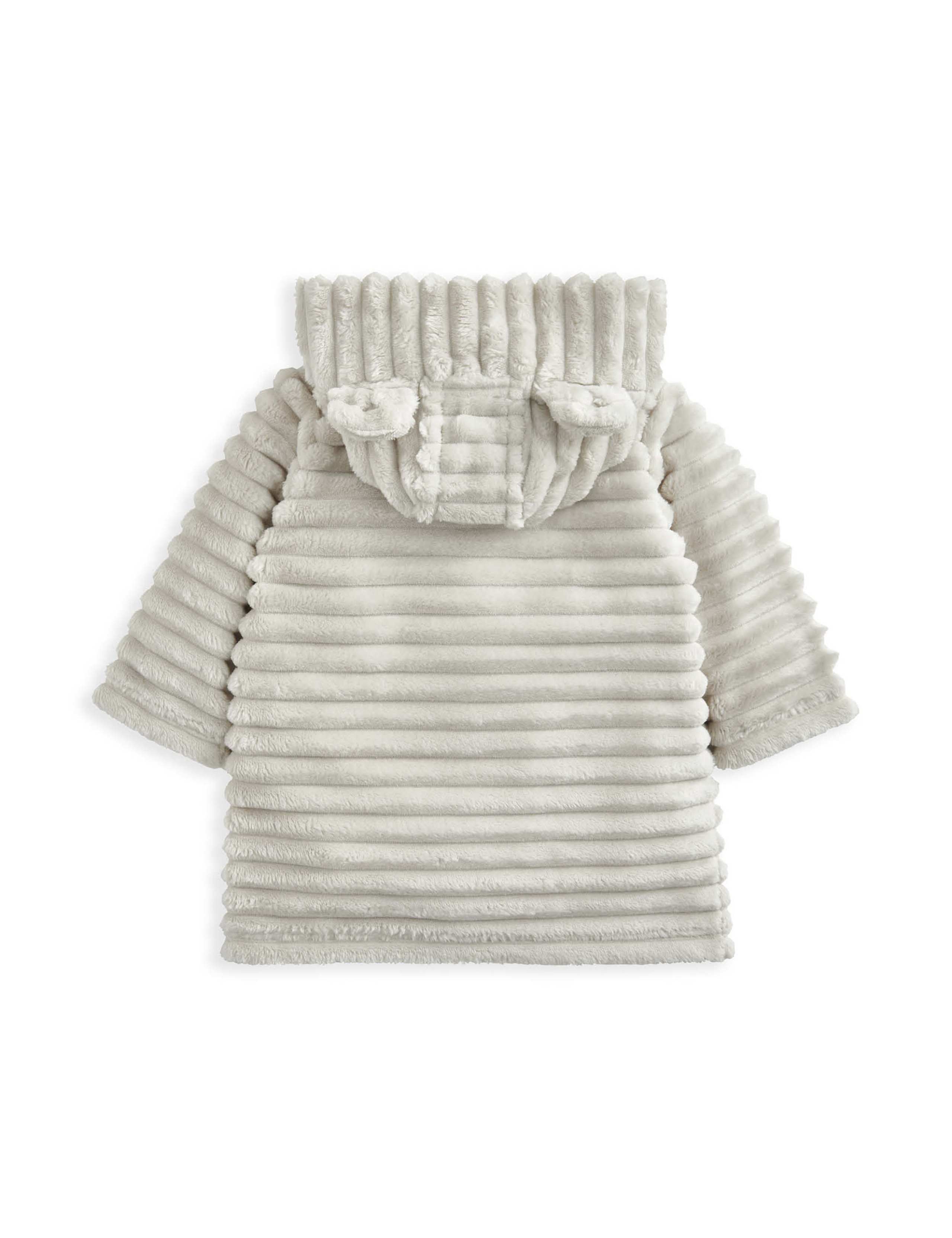 Faux Fur Bear Hooded Dressing Gown (3-36 Mths) 3 of 3