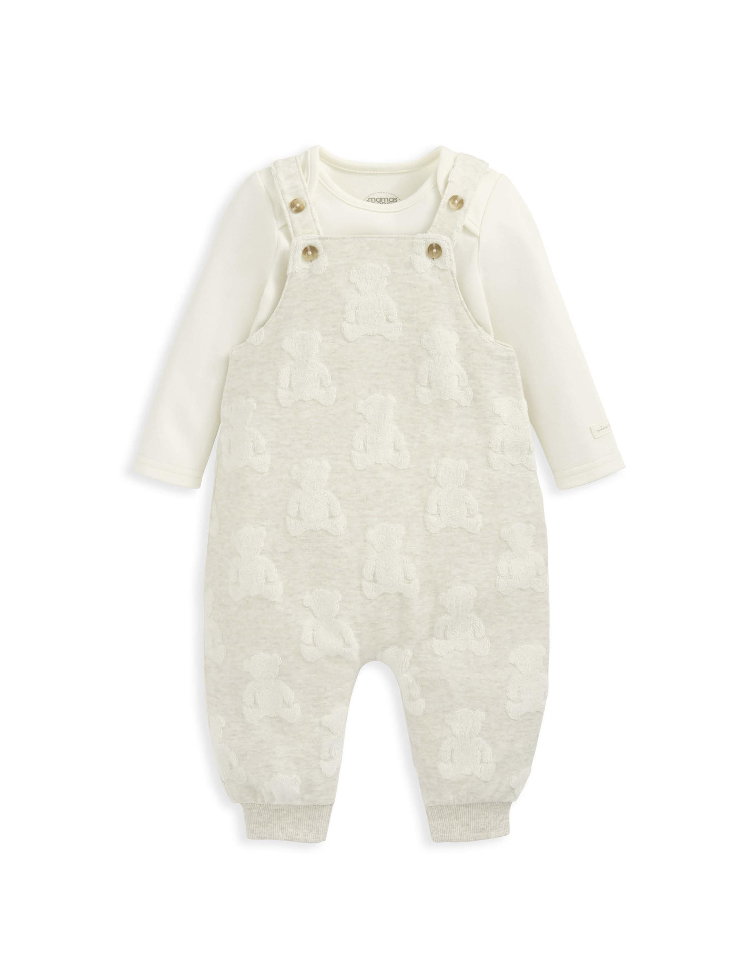 2pc Pure Cotton Teddy Top & Bottom Outfit (0-12 Mths) 4 of 7