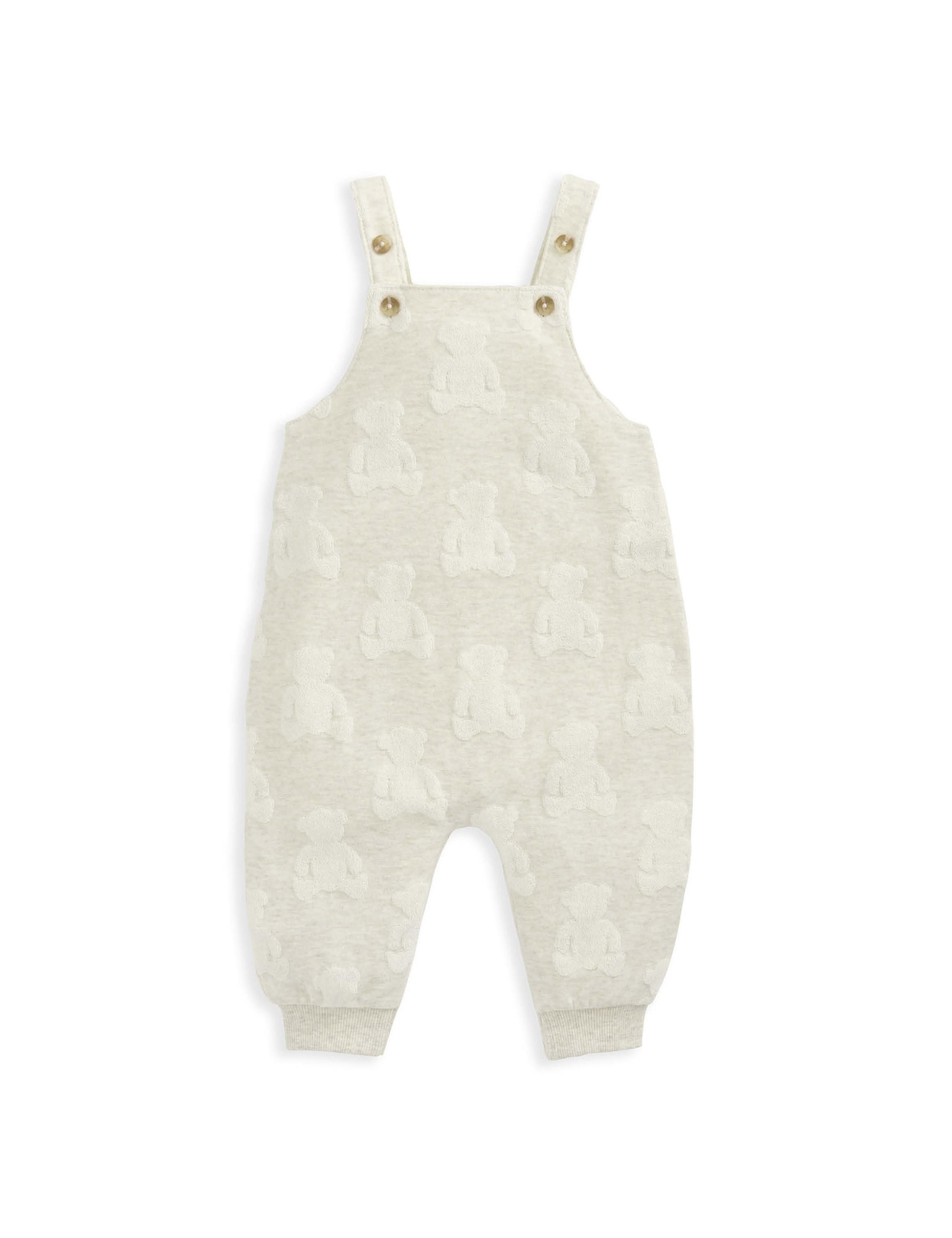 2pc Pure Cotton Teddy Top & Bottom Outfit (0-12 Mths) 5 of 7