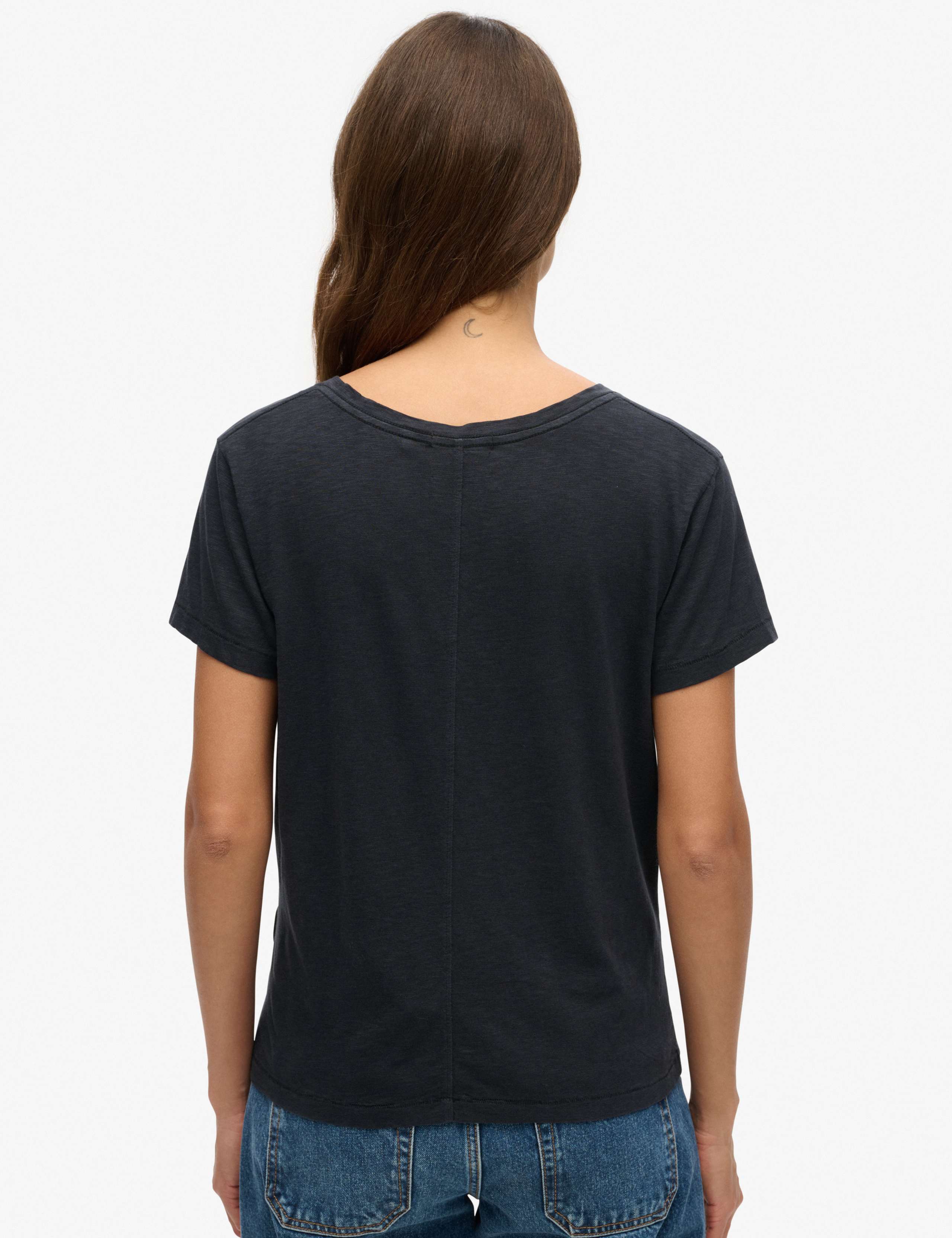 Cotton Rich V-Neck Relaxed T-Shirt 3 of 6