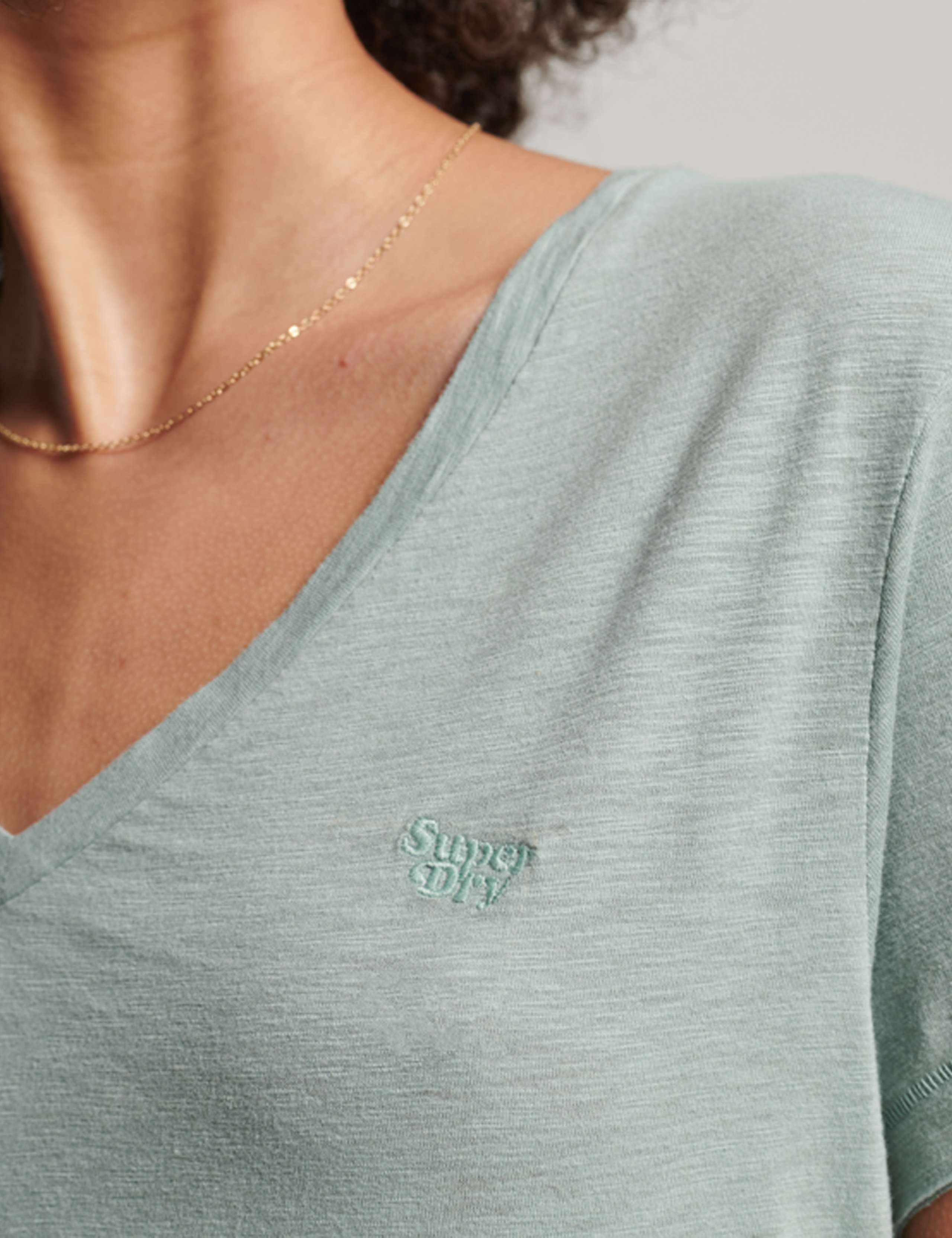 Cotton Rich V-Neck Relaxed T-Shirt 3 of 5