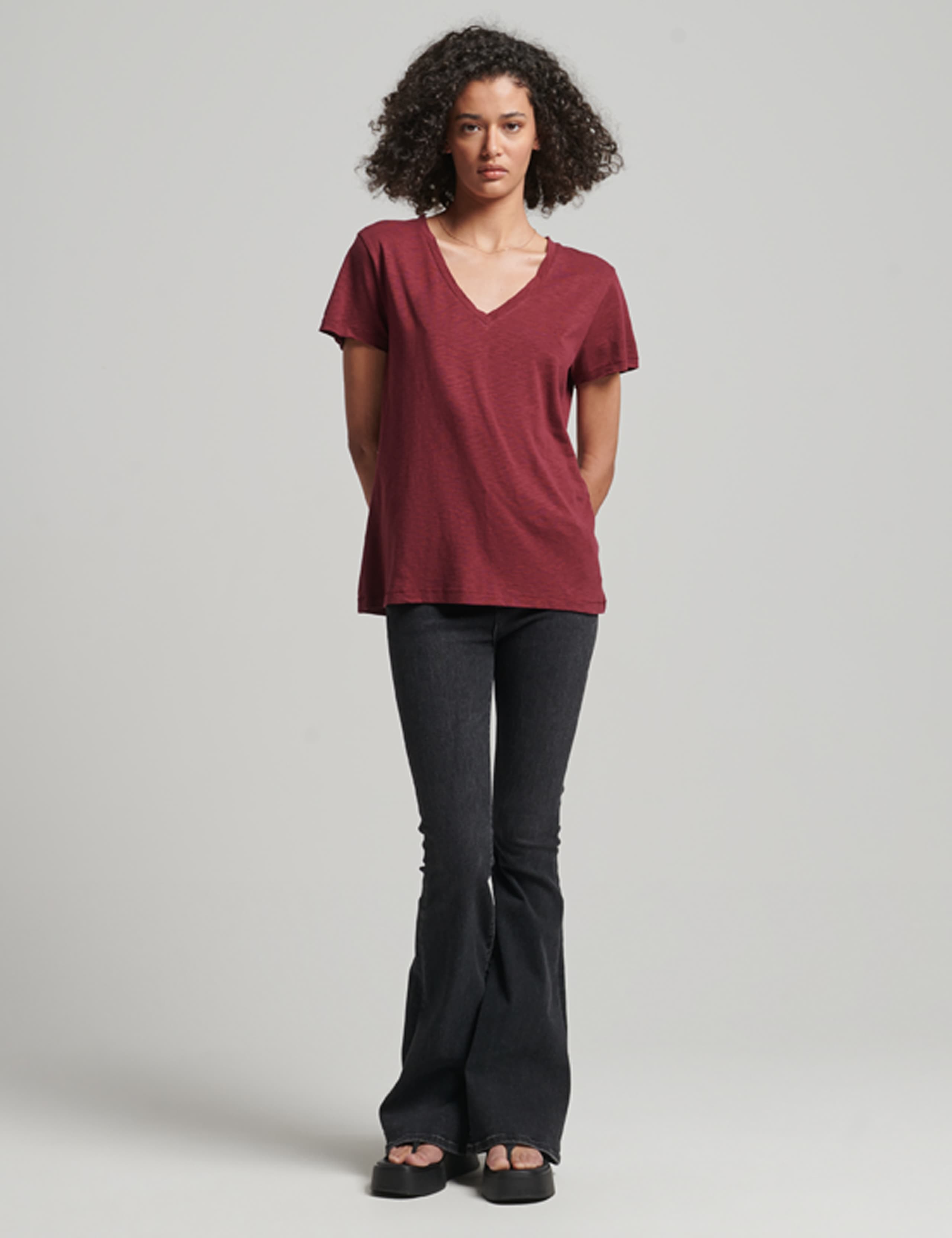 Cotton Rich V-Neck Relaxed T-Shirt 2 of 5