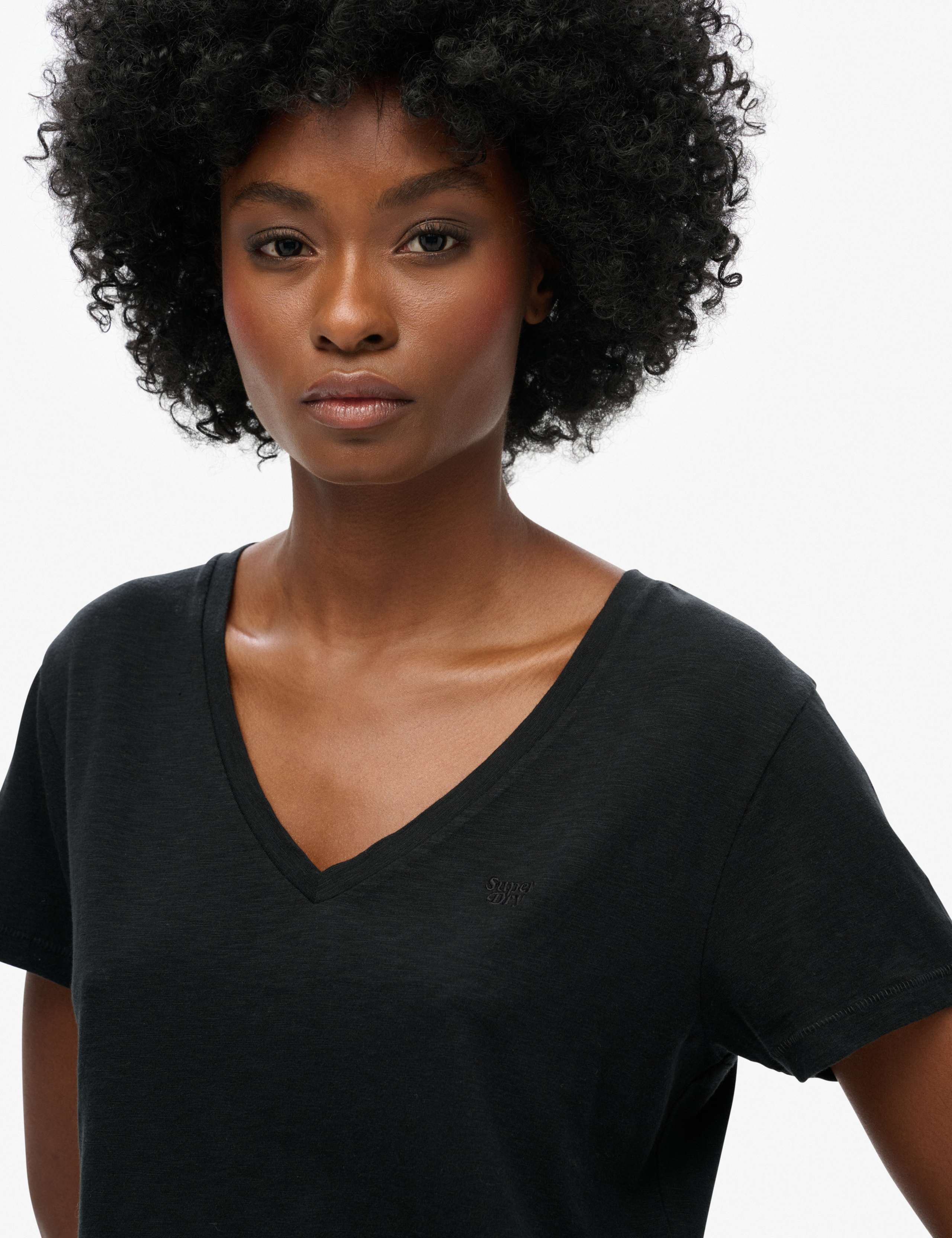 Cotton Rich V-Neck Relaxed T-Shirt 2 of 6