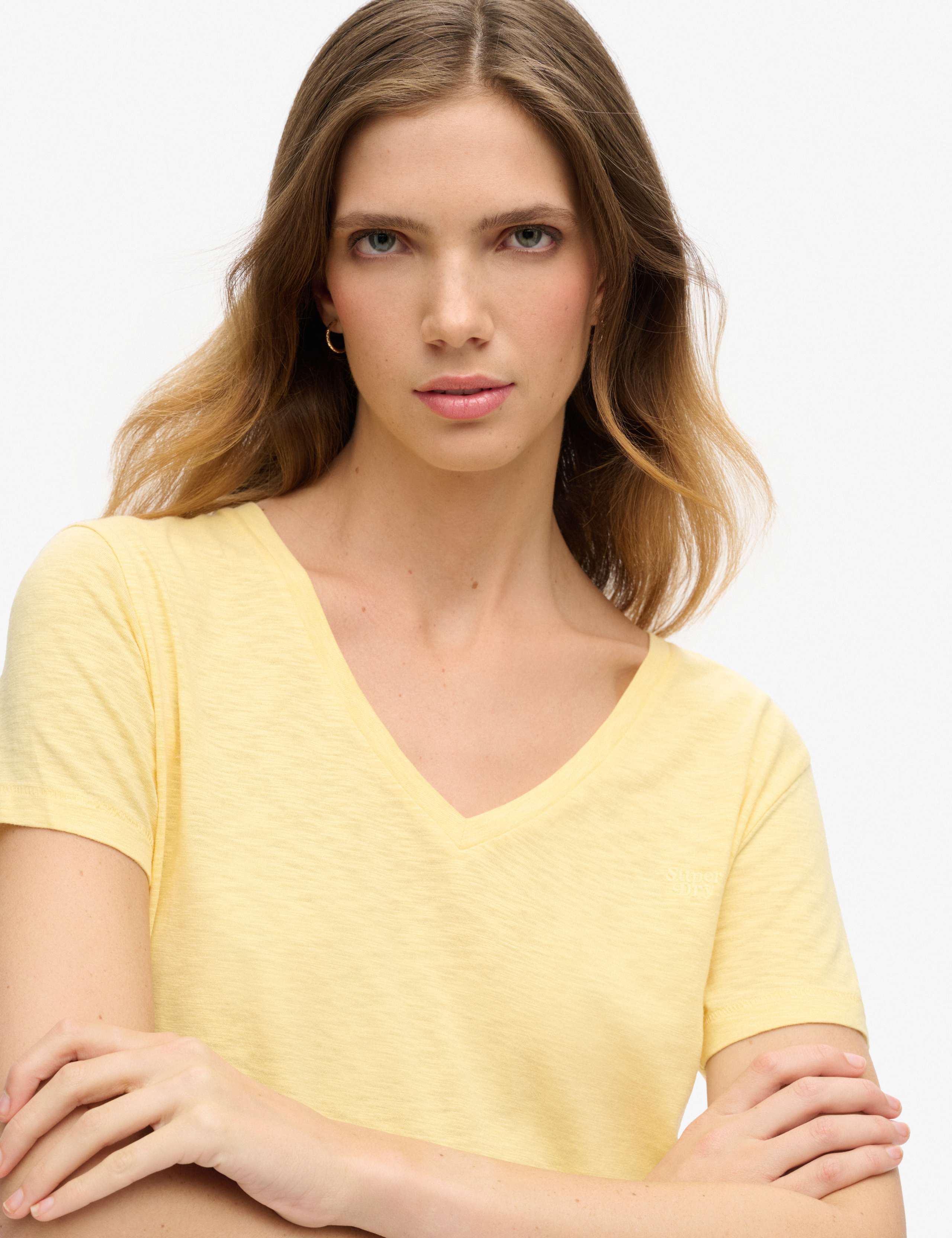 Lyocell™ Blend V-Neck Relaxed T-Shirt 2 of 6