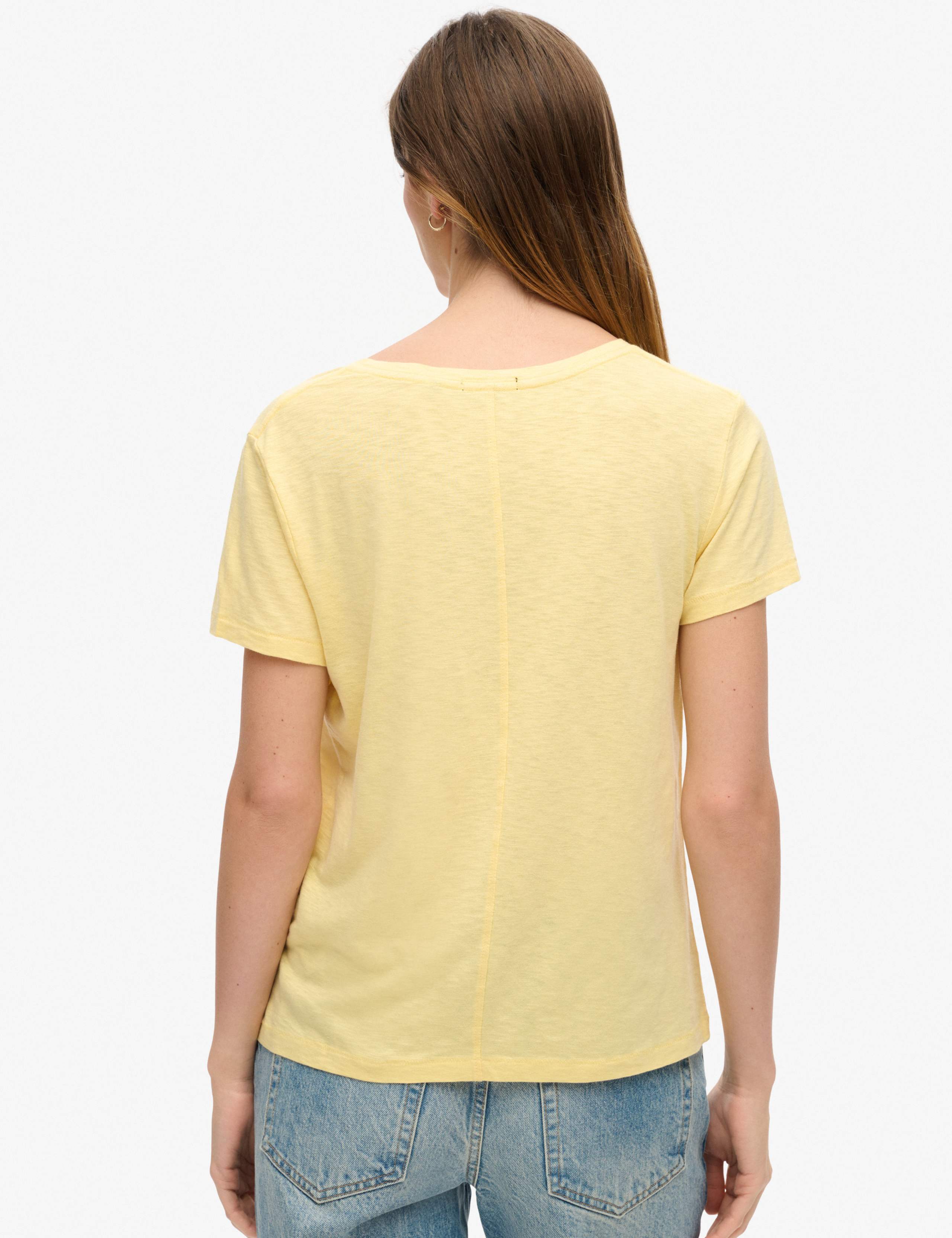 Lyocell™ Blend V-Neck Relaxed T-Shirt 3 of 6