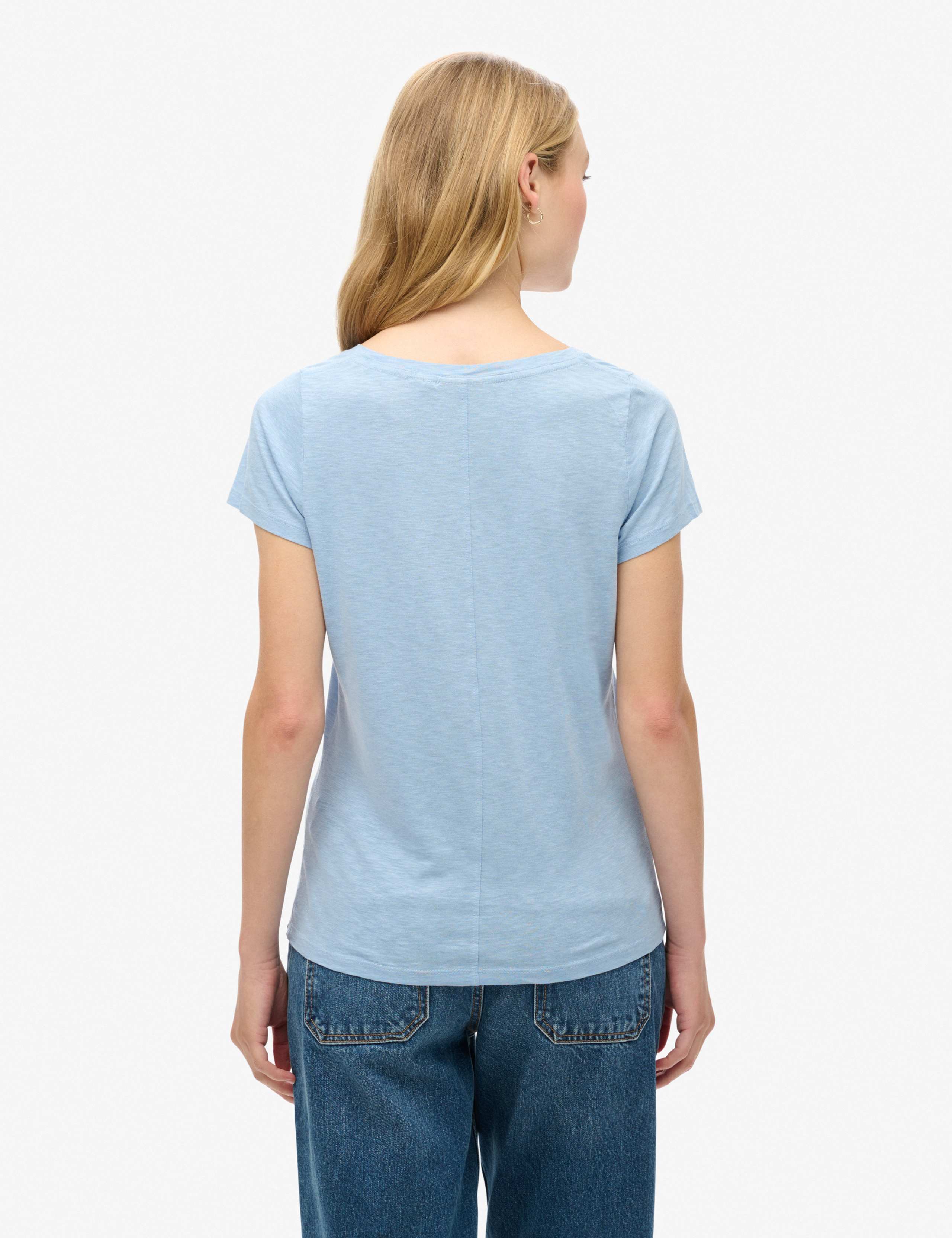Cotton Rich Scoop Neck T-Shirt 3 of 6