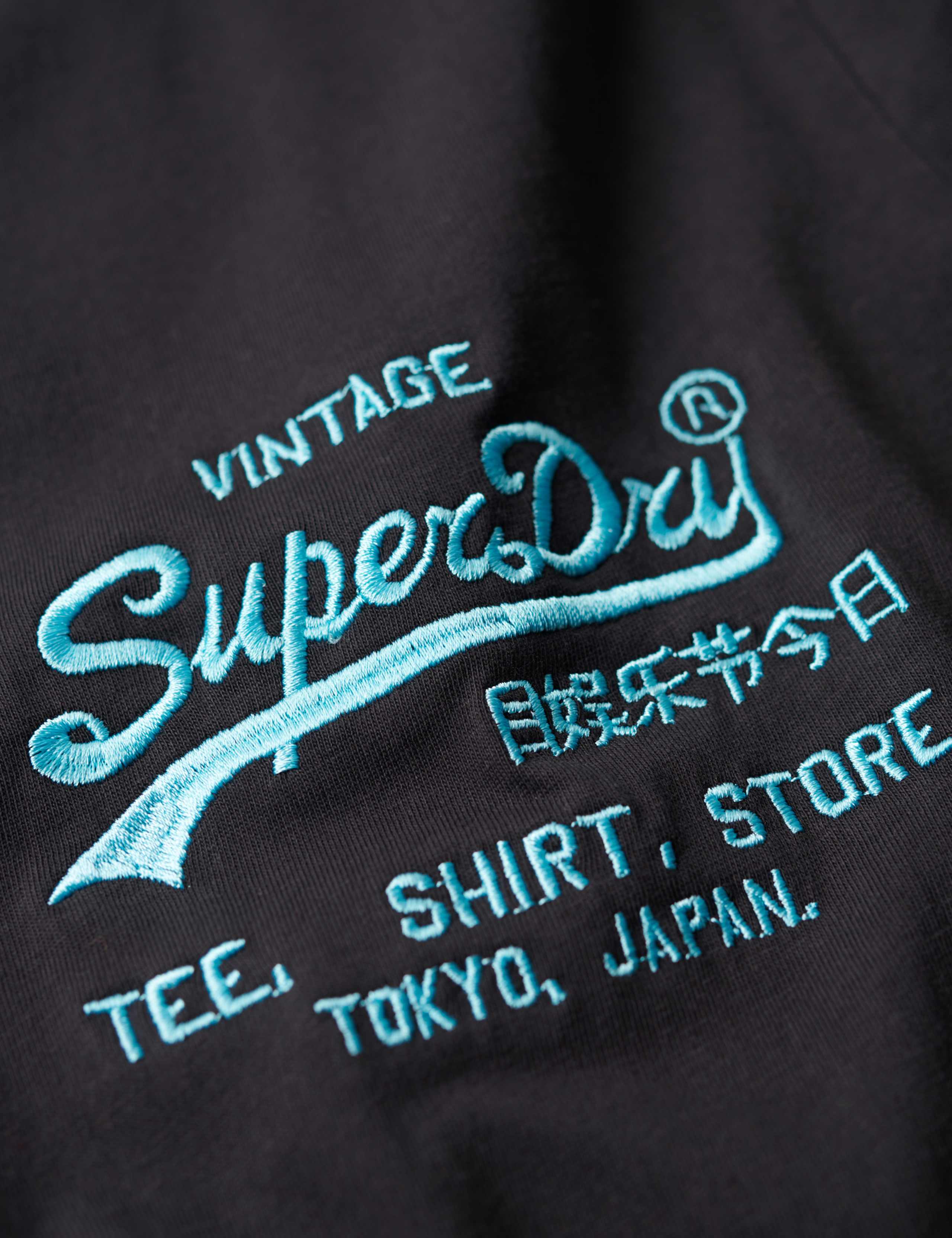 Slim Fit Pure Cotton Logo Crew Neck T-Shirt 5 of 6