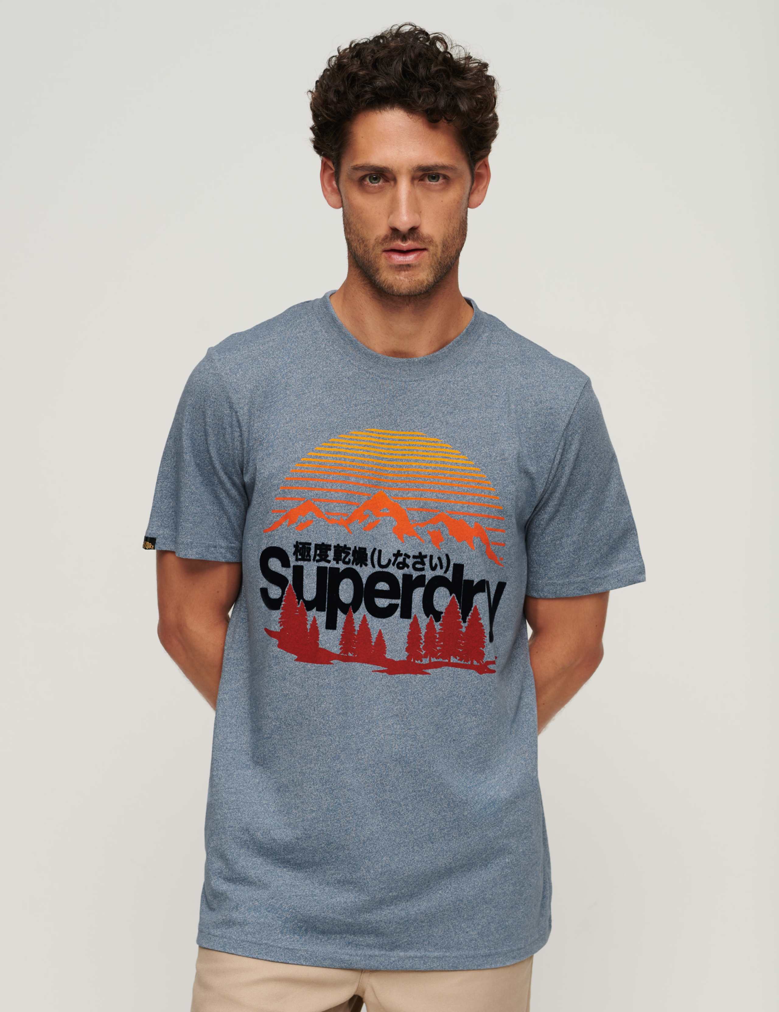 Relaxed Fit Cotton Blend Logo Graphic T-Shirt 1 of 6