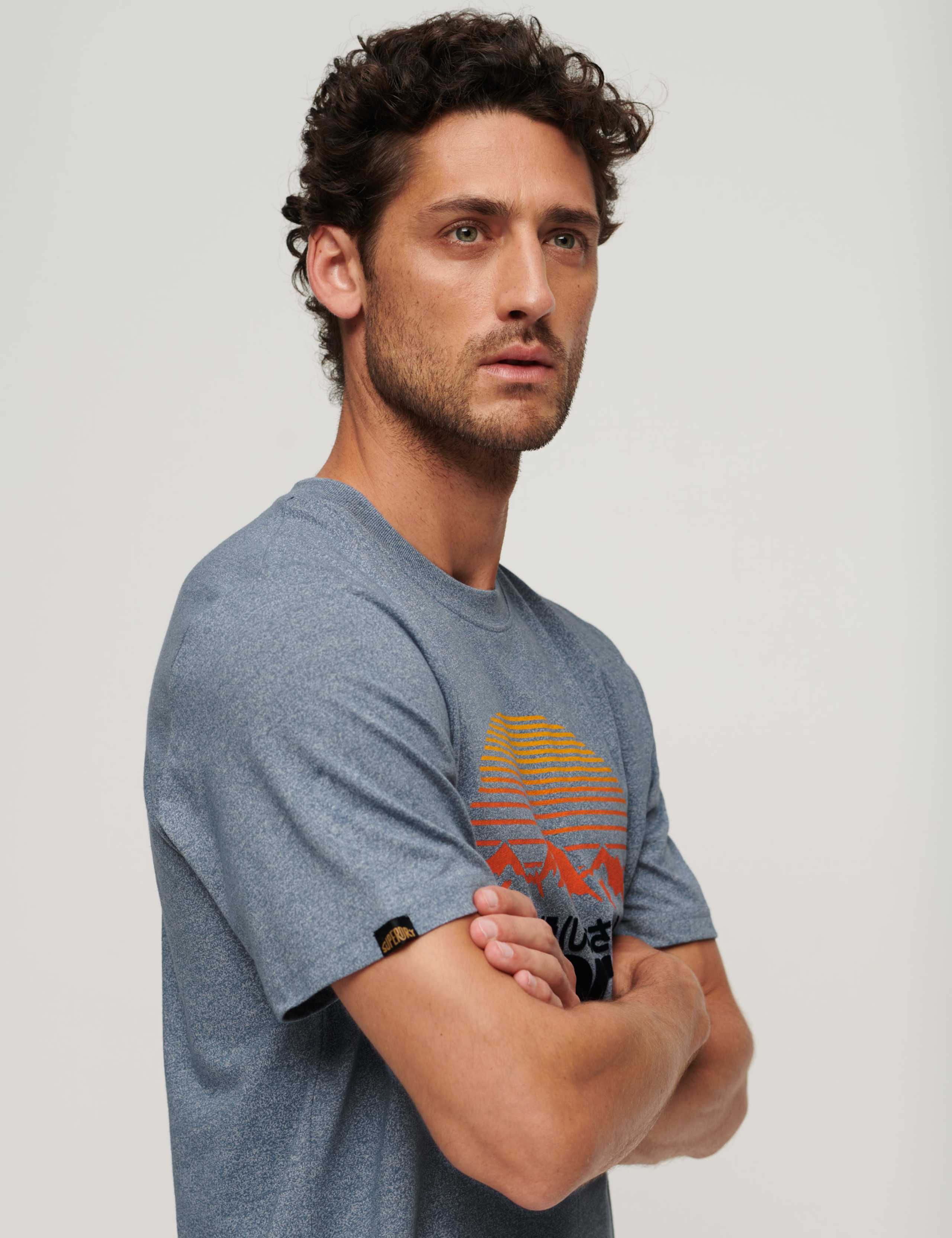 Relaxed Fit Cotton Blend Logo Graphic T-Shirt 4 of 6