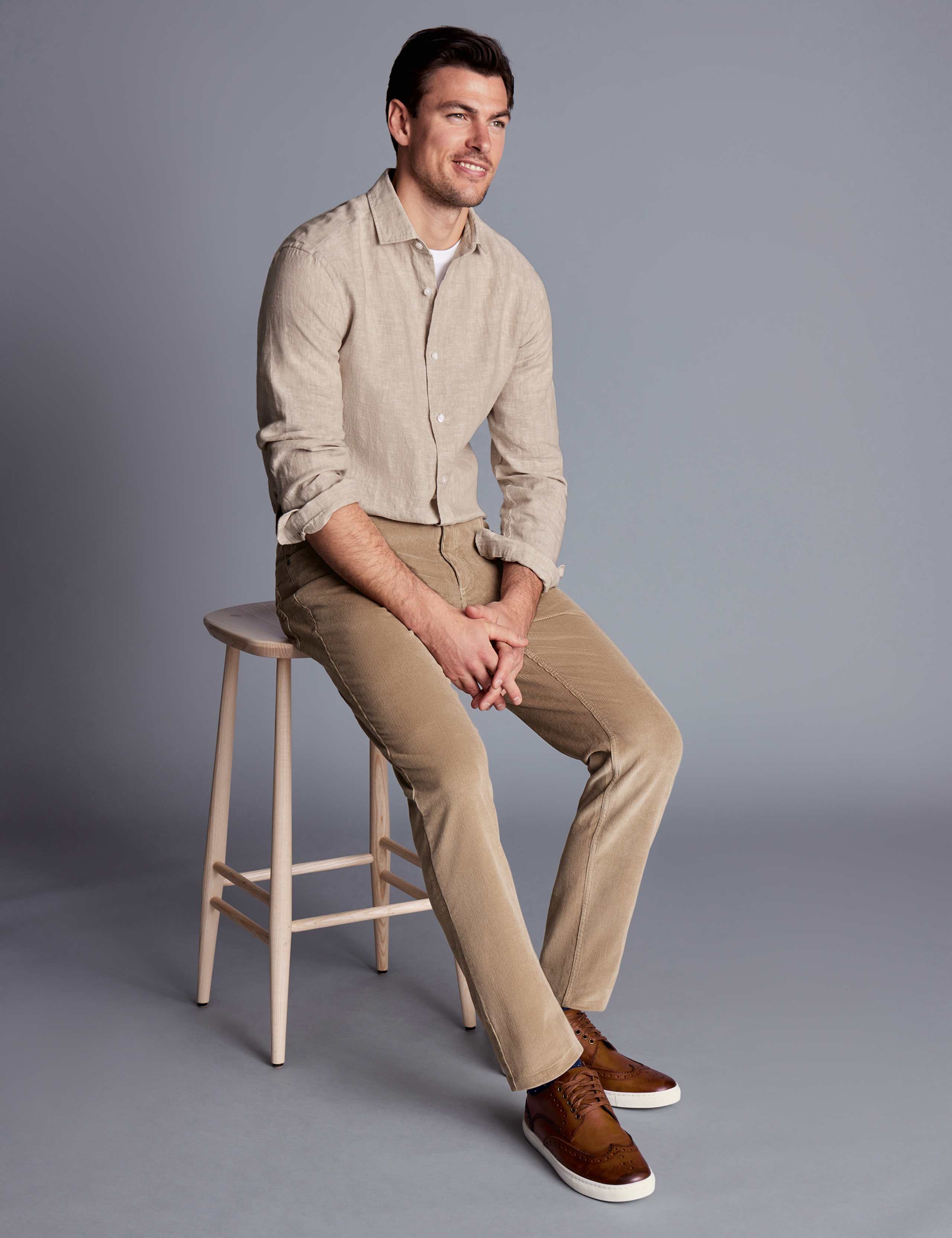 Slim Fit Corduroy 5 Pocket Jeans 1 of 6