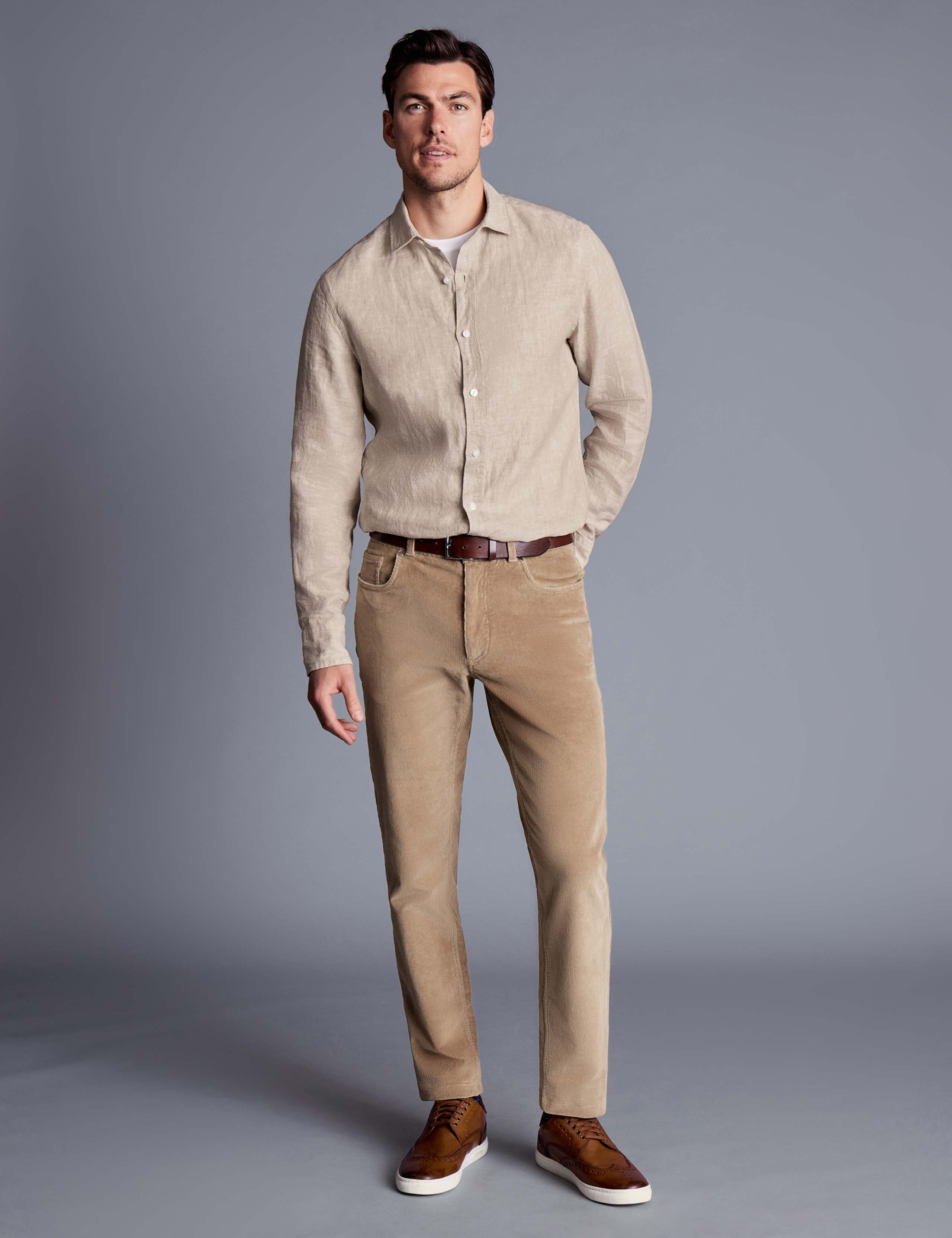 Slim Fit Corduroy 5 Pocket Jeans 2 of 6