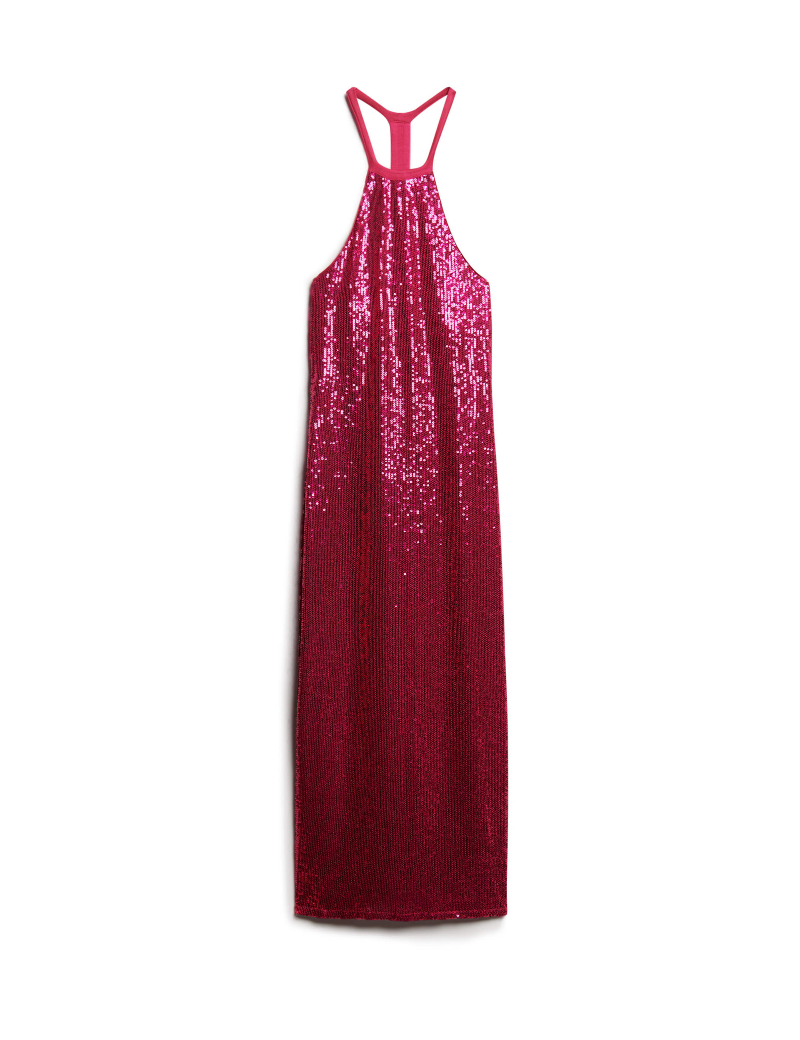 Sequin Halter Neck Midi Bodycon Dress 2 of 5