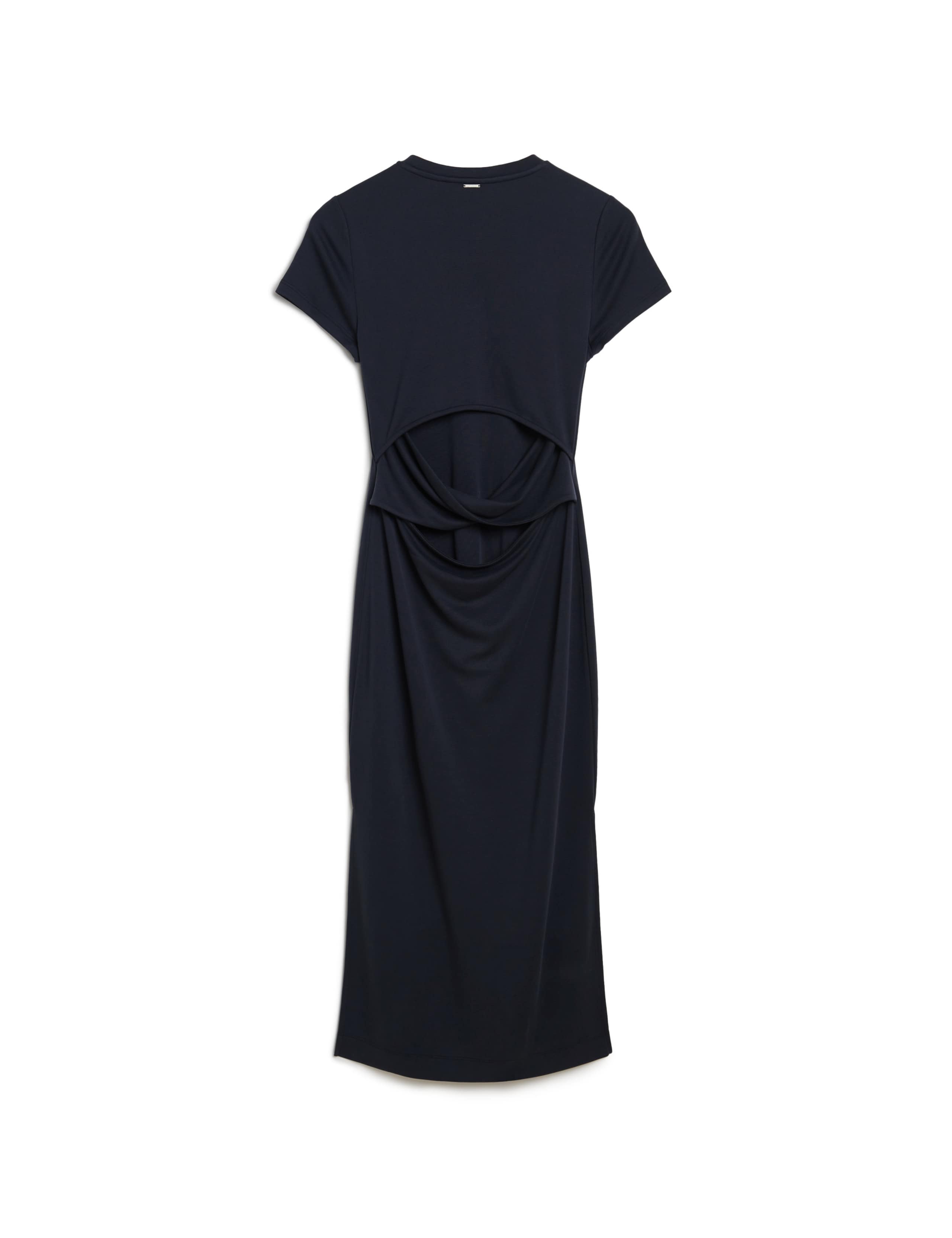 Cut Out Detail Midi Bodycon T-Shirt Dress 2 of 7