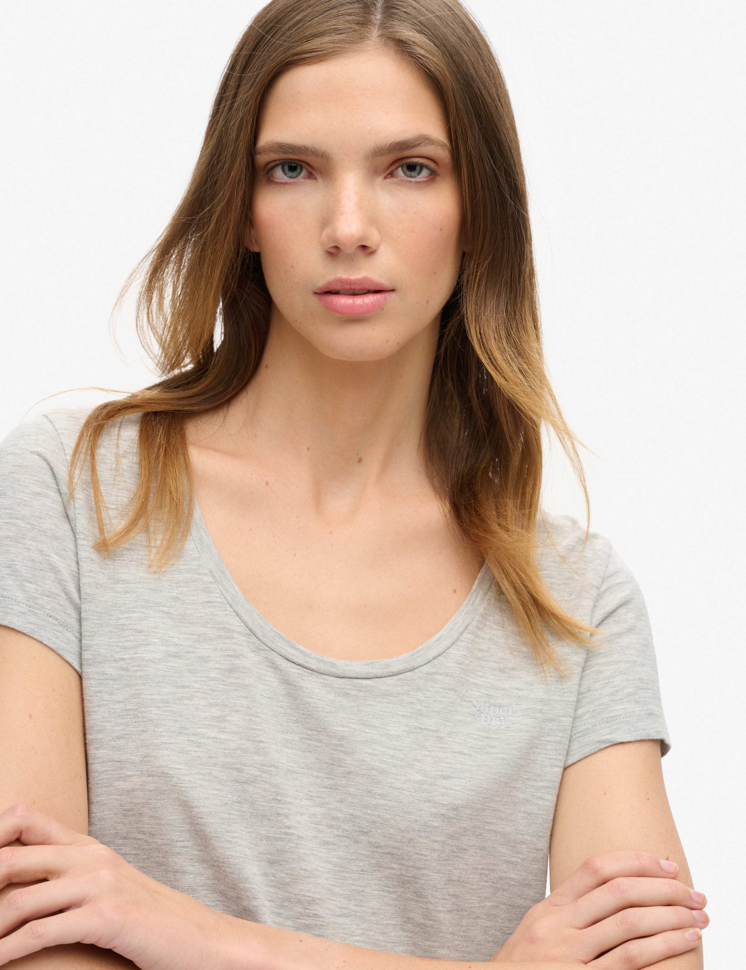 Cotton Rich Scoop Neck T-Shirt 2 of 6