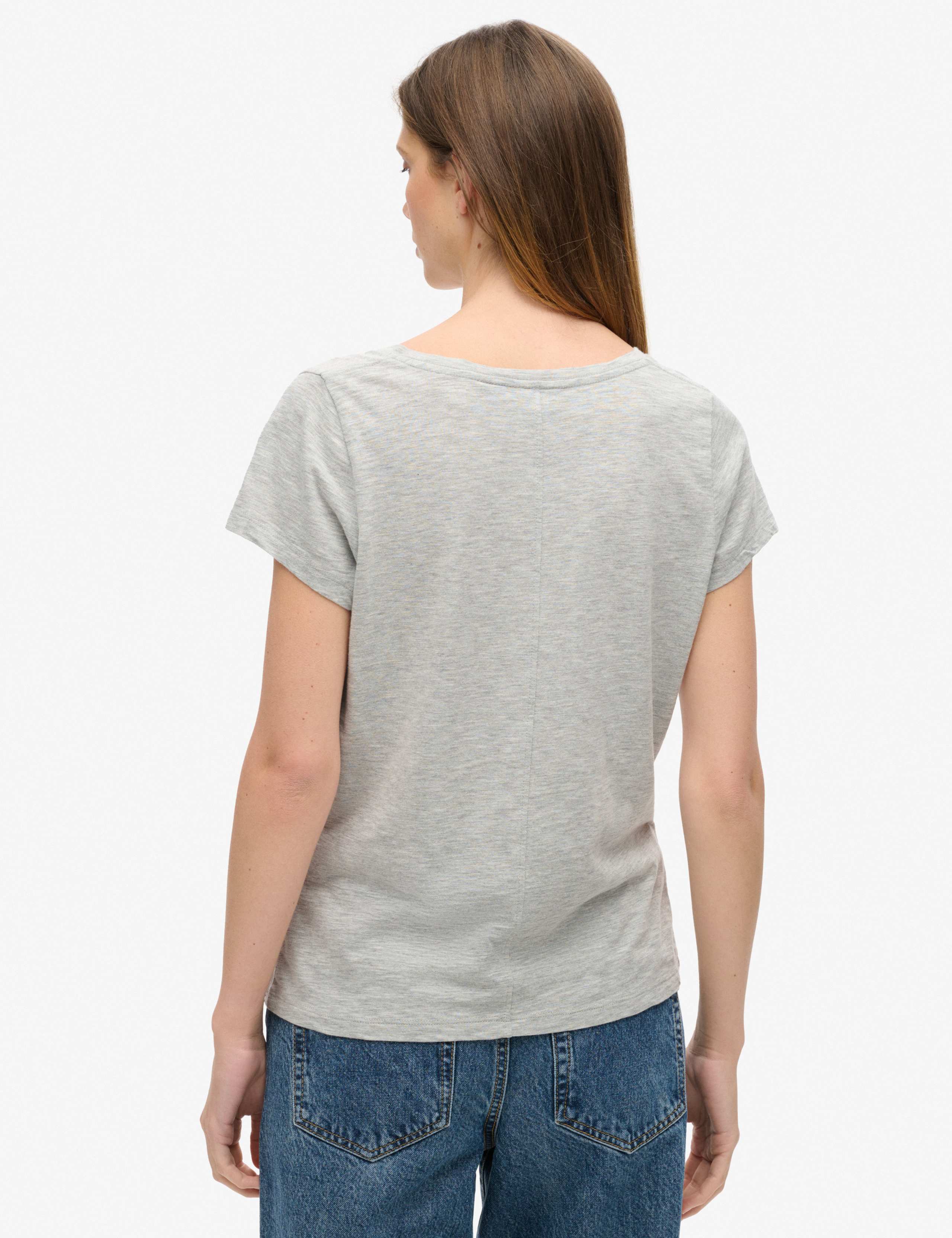 Cotton Rich Scoop Neck T-Shirt 3 of 6