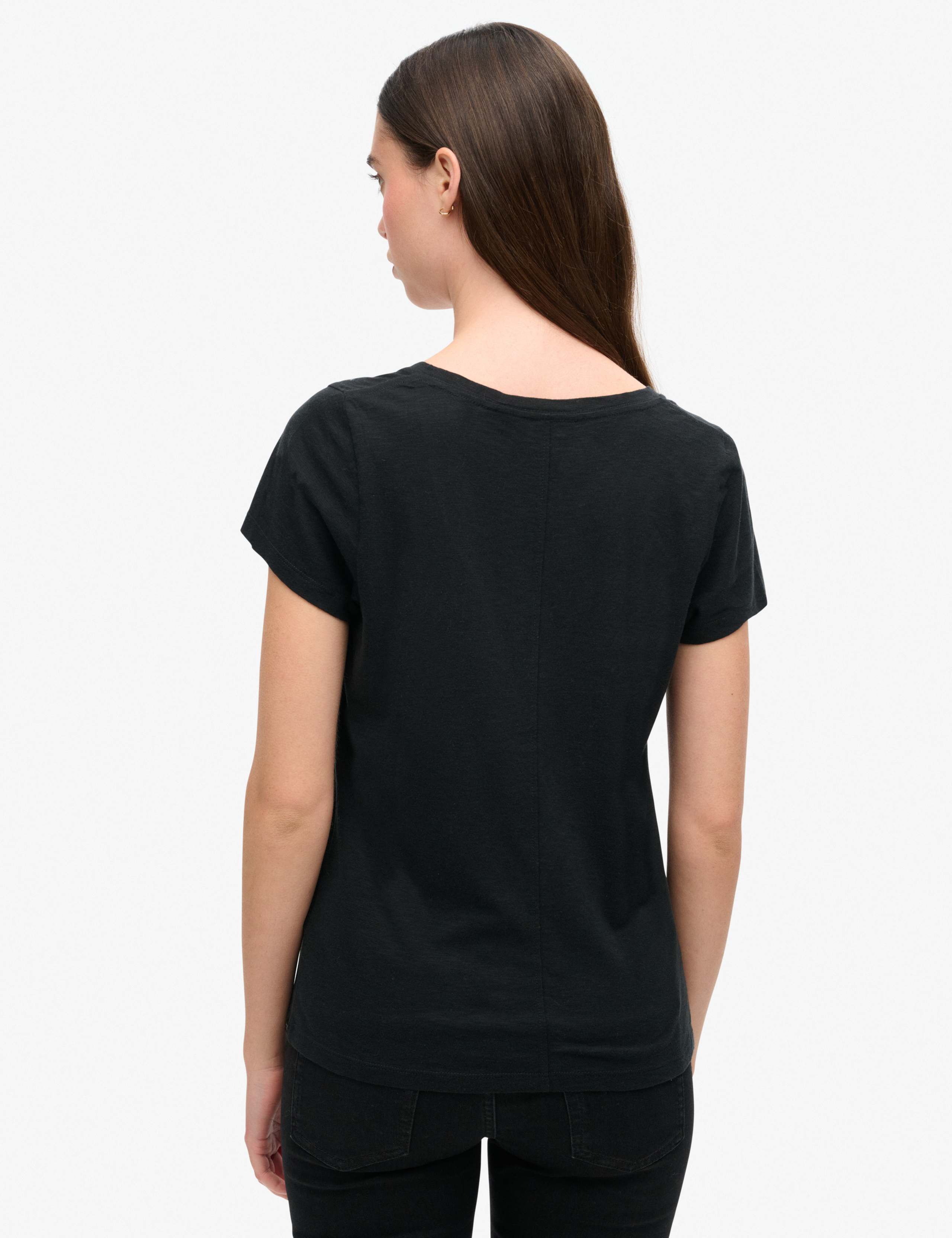 Cotton Rich Scoop Neck T-Shirt 3 of 6