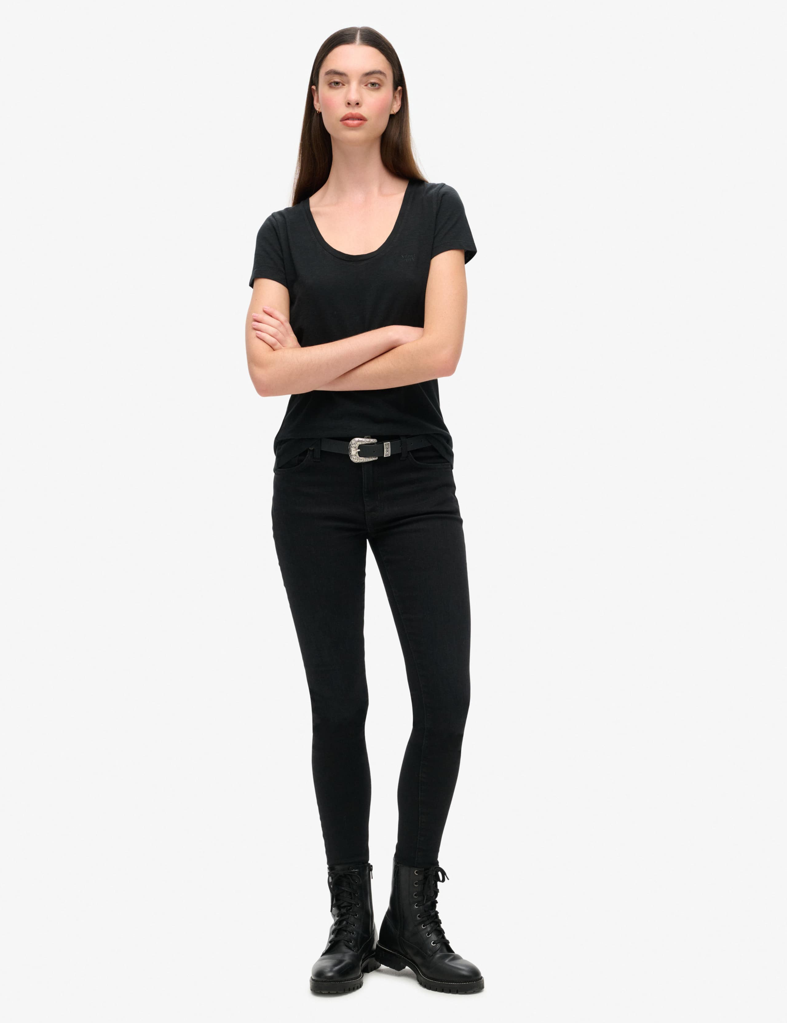 Cotton Rich Scoop Neck T-Shirt 4 of 6