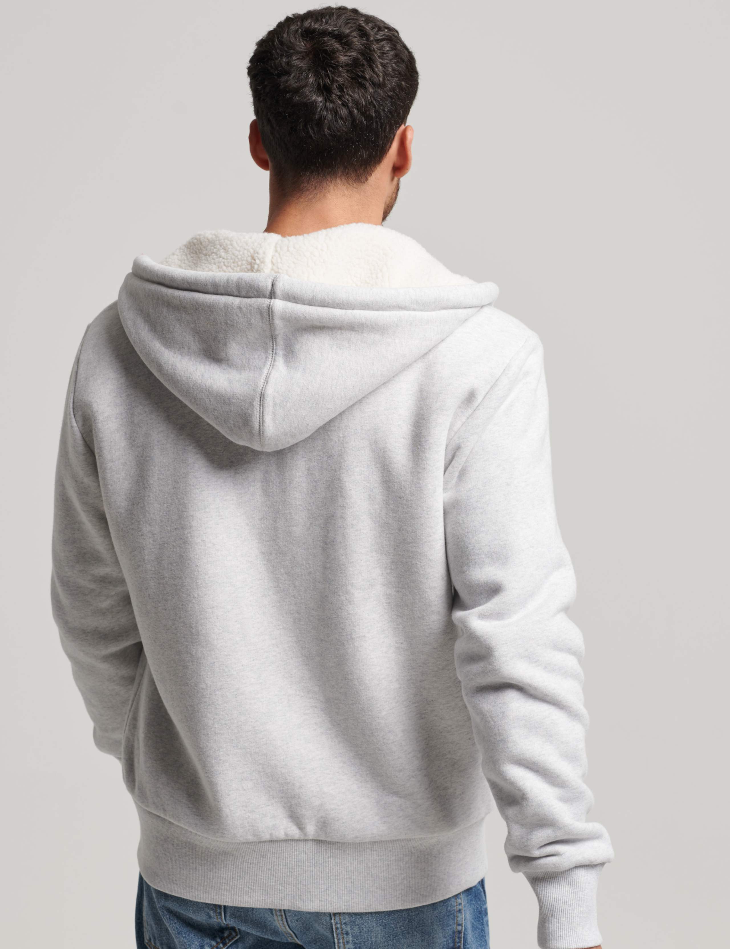 Slim Fit Cotton Rich Zip Up Hoodie 5 of 5