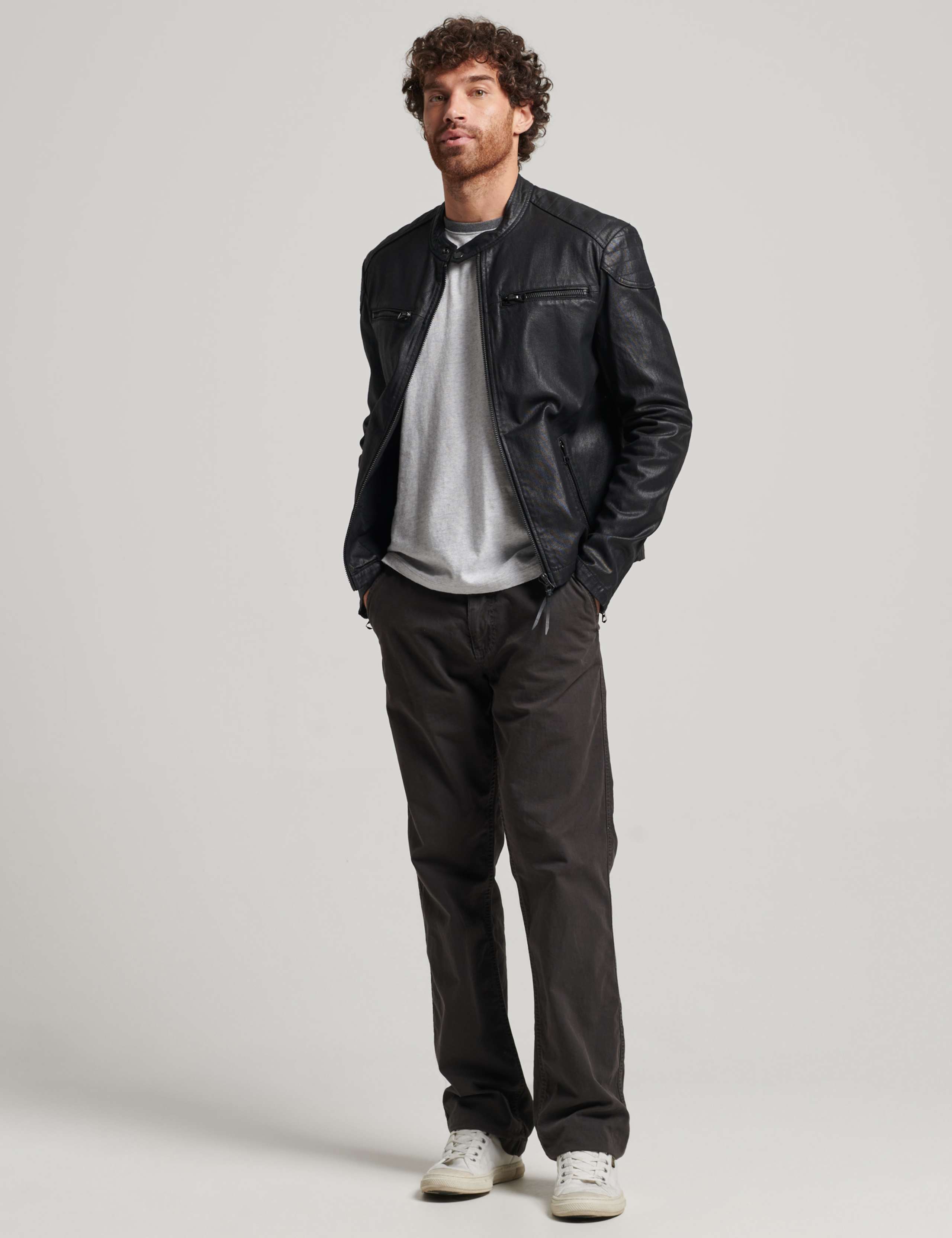 Denim Biker Jacket 2 of 7