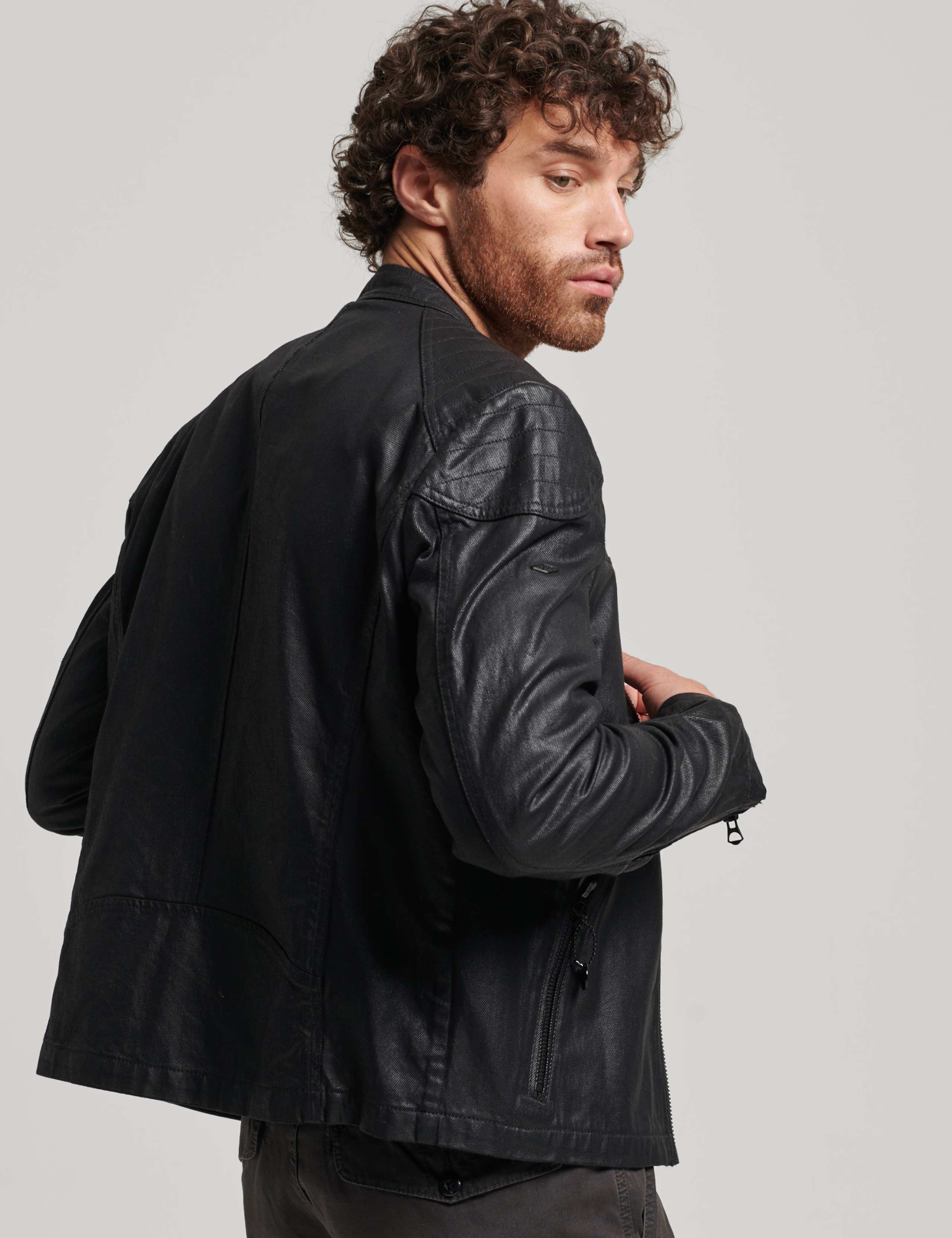 Denim Biker Jacket 3 of 7