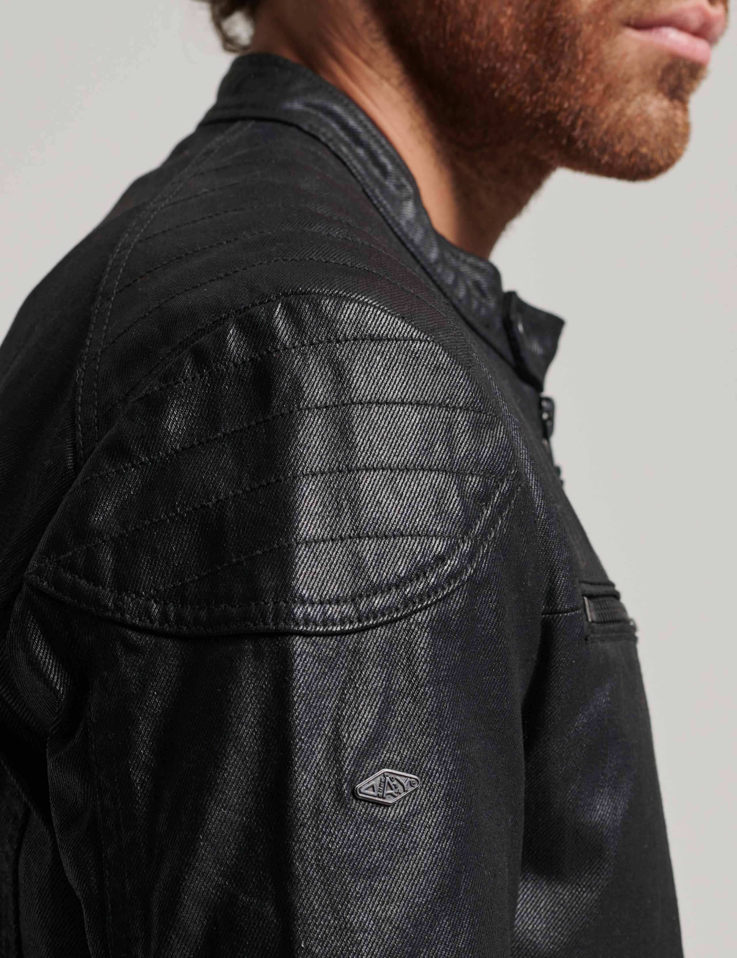 Denim Biker Jacket 7 of 7