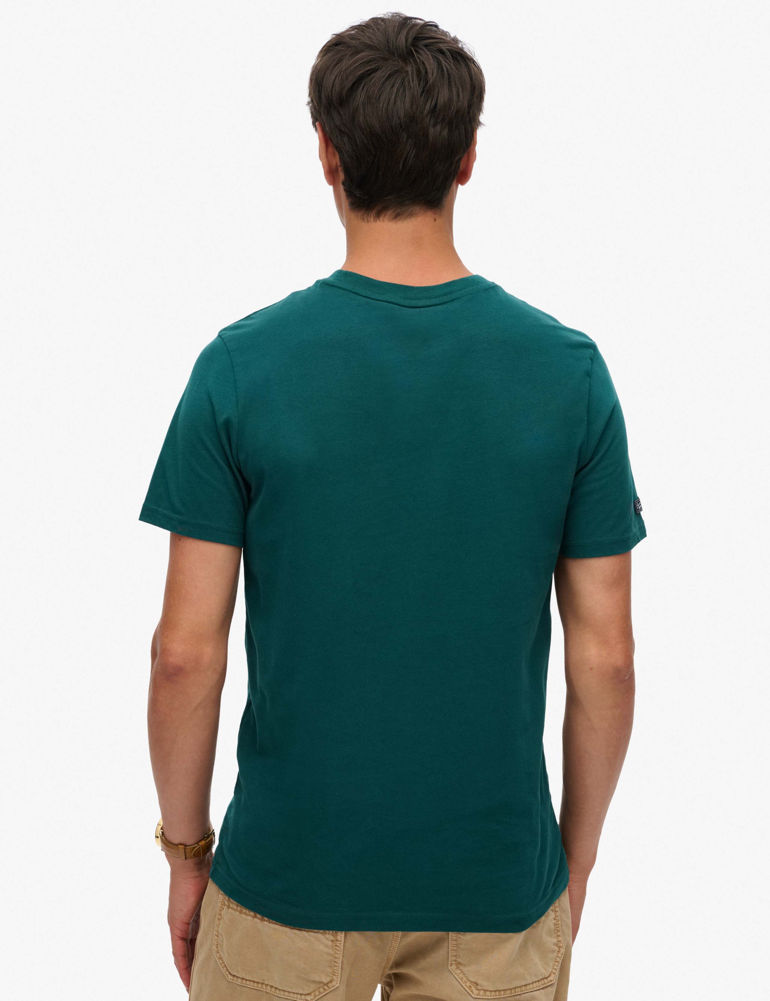 Cotton Rich Logo Graphic Crew Neck T-Shirt 4 of 4