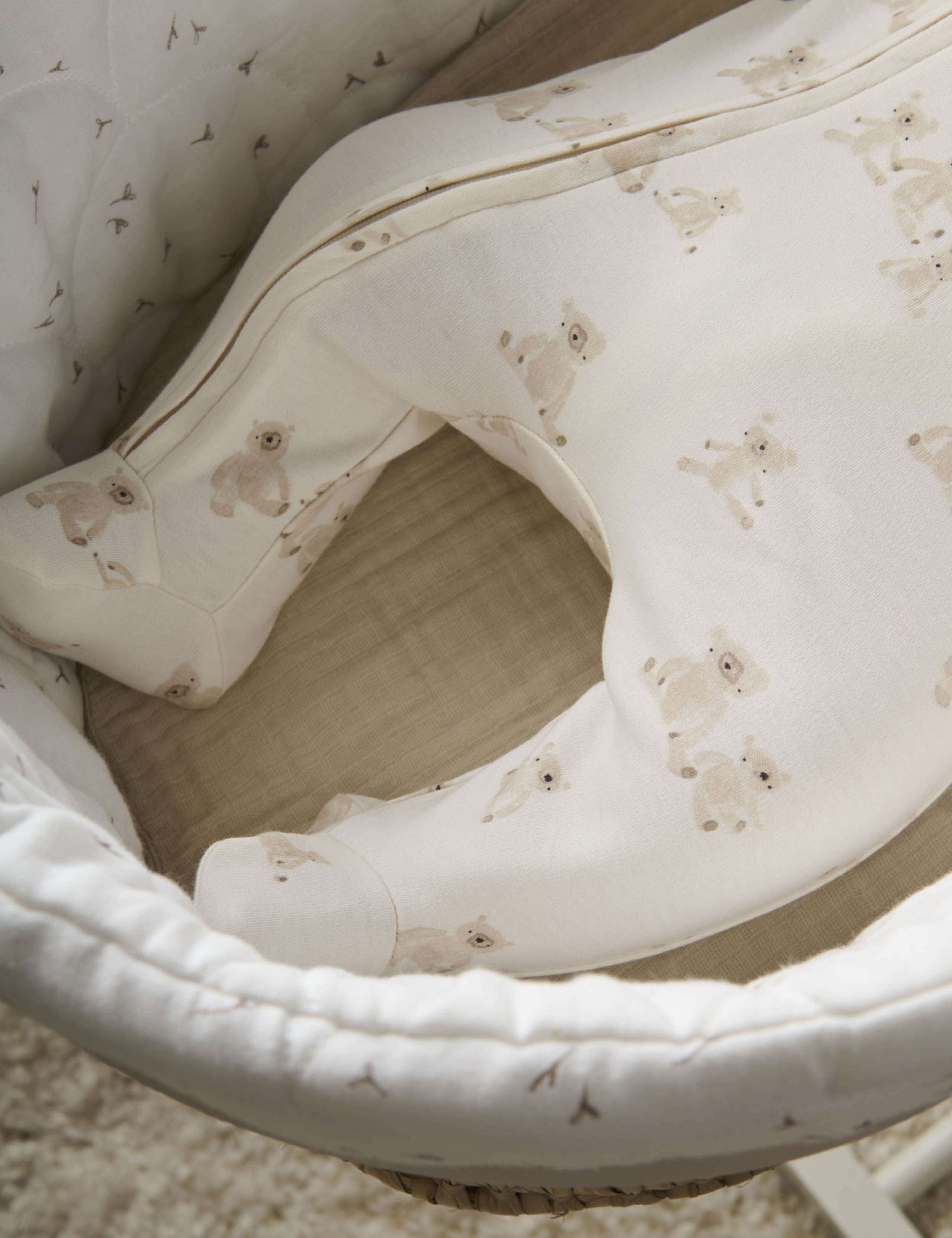Teddy Bear Print All In One (6½lbs-1 Yrs) 4 of 5