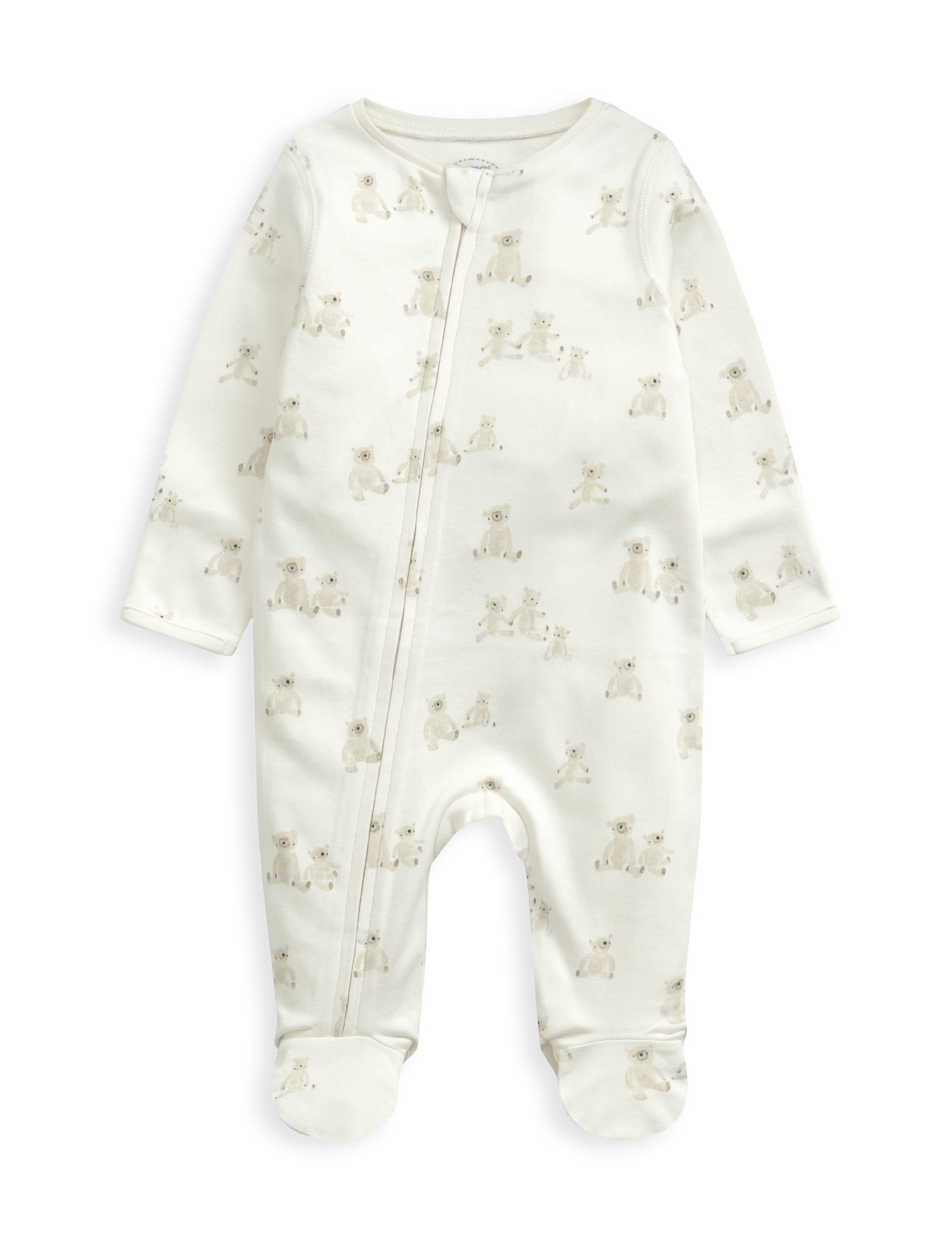 Teddy Bear Print All In One (6½lbs-1 Yrs) 5 of 5