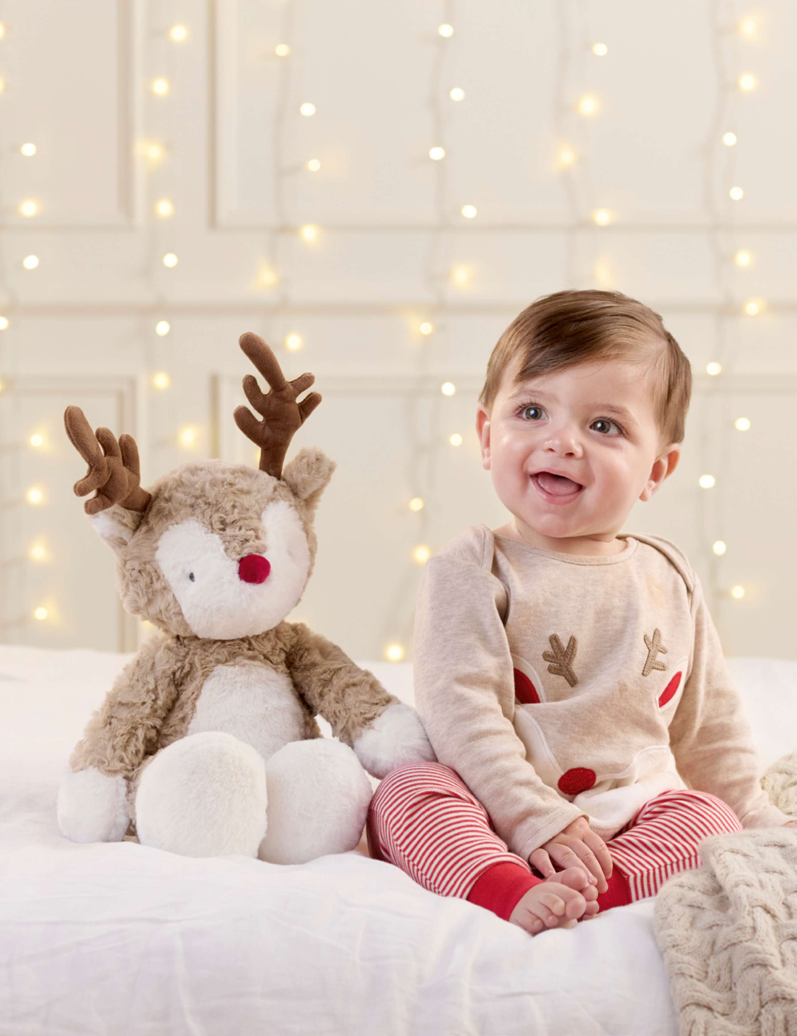 Christmas Soft Toy - Reindeer 1 of 7