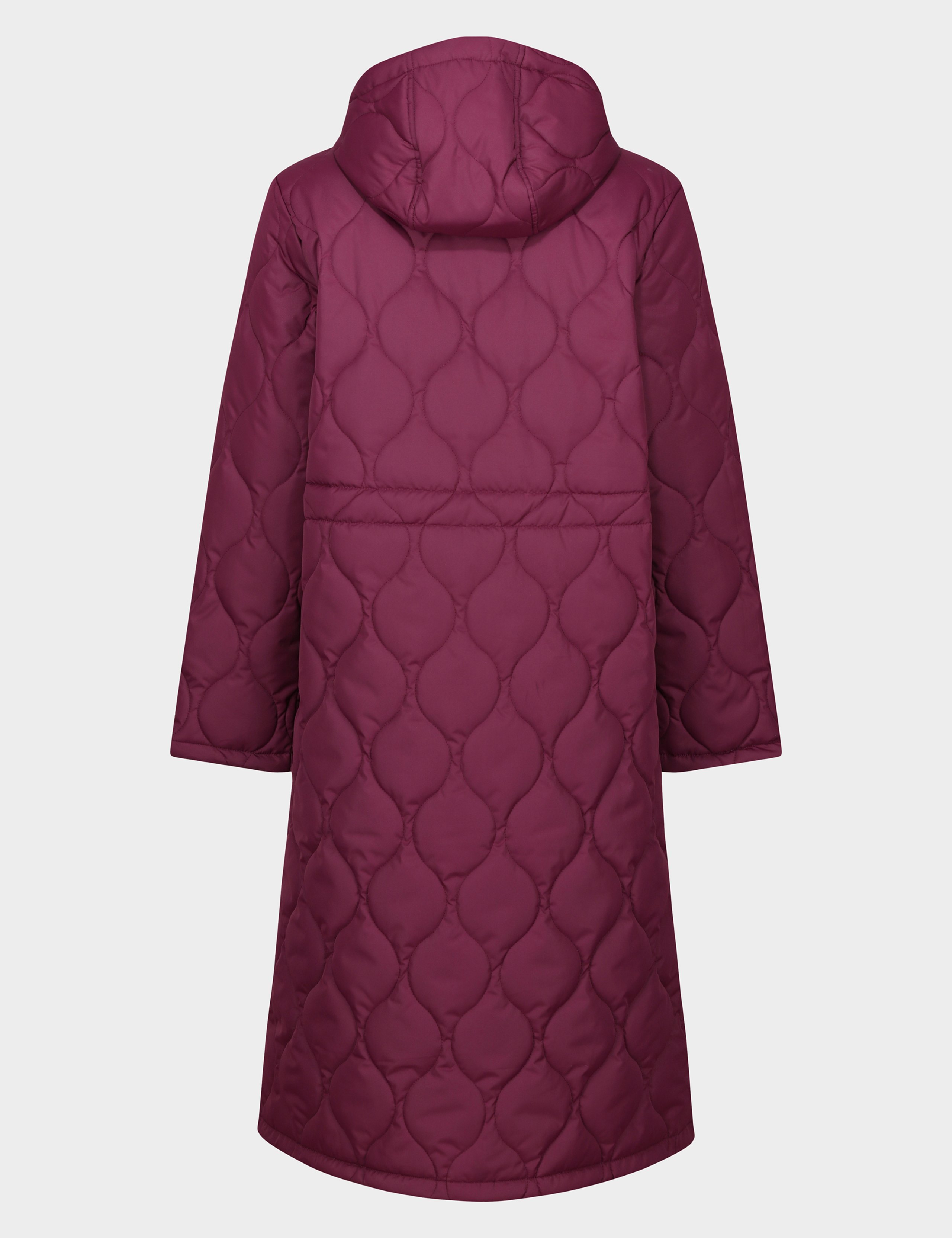 Orla Kiely Quilted Water-Repellent Longline Coat 6 of 6