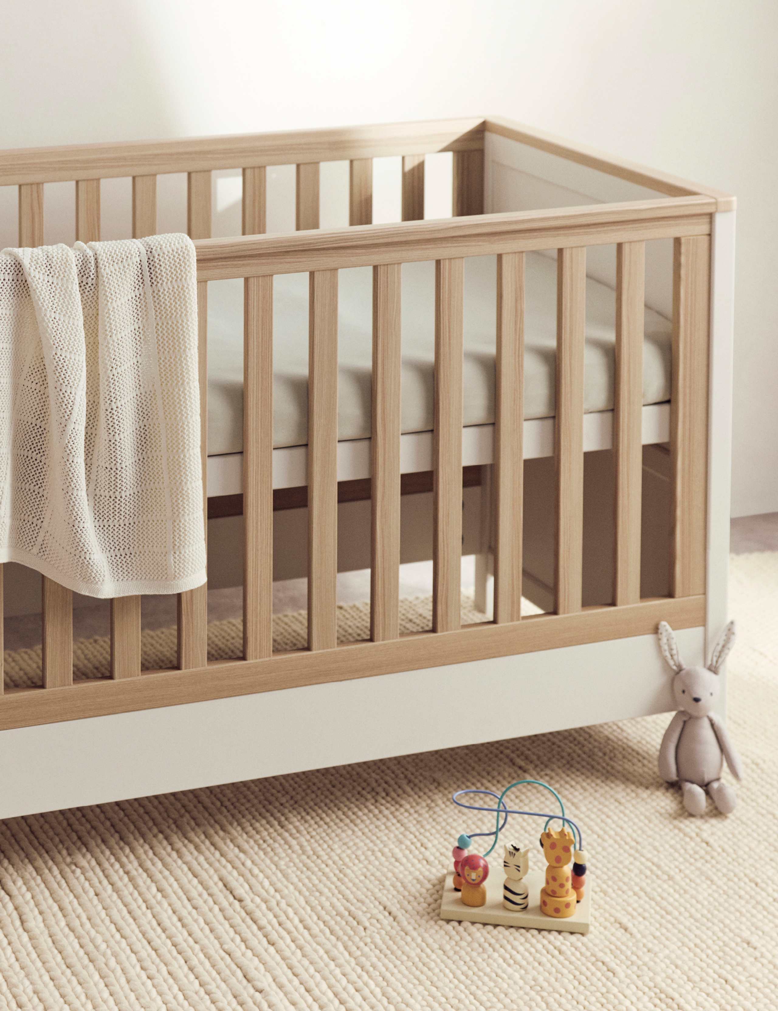 Essential Fibre Cotbed Mattress 3 of 3